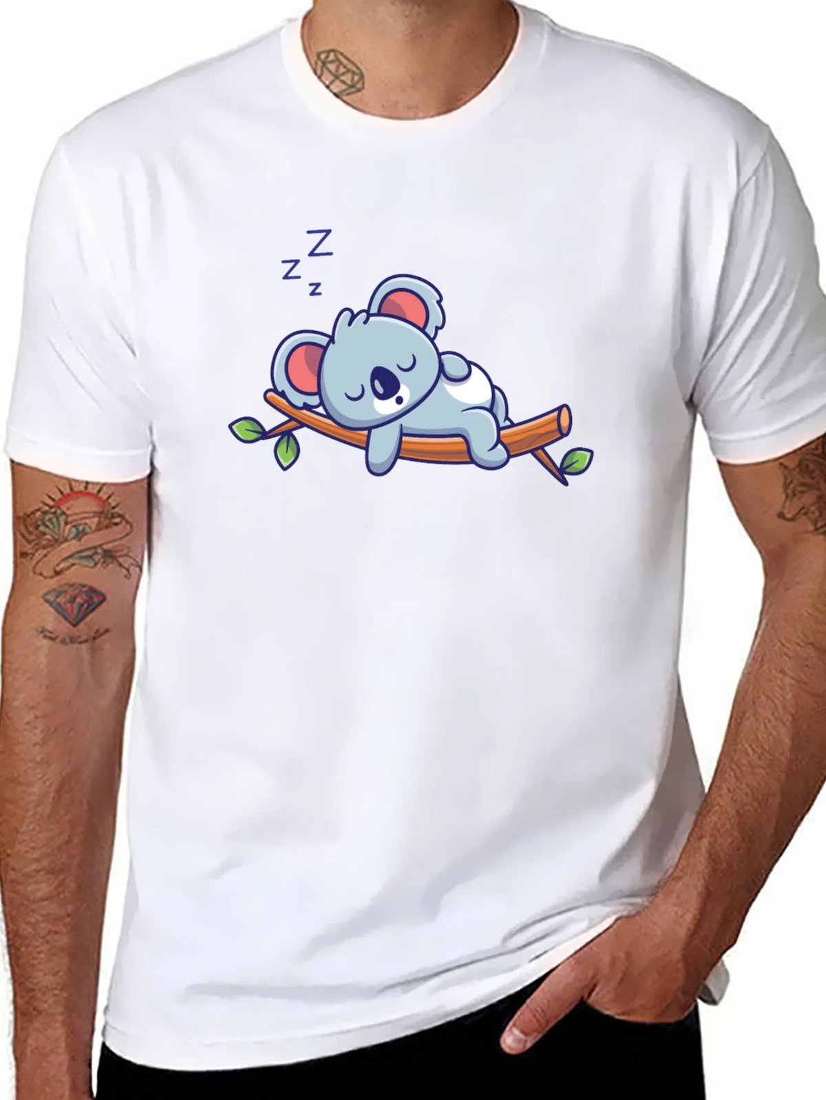 Cute Sleeping Koala T-Shirt - Soft Cotton Blend product image 7