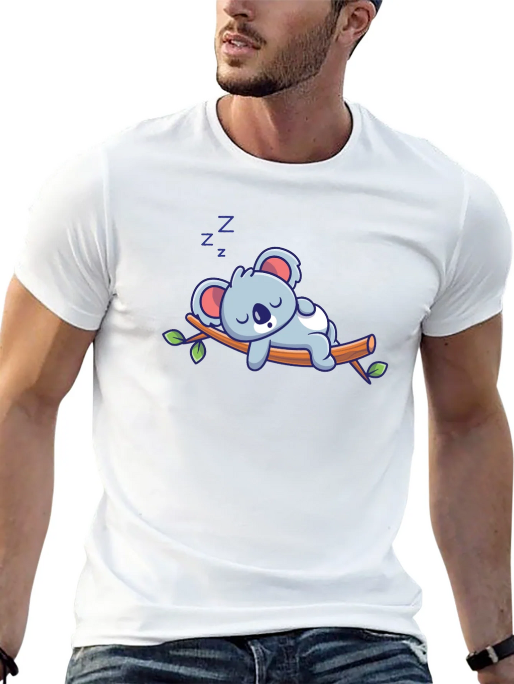 Cute Sleeping Koala T-Shirt - Soft Cotton Blend product image 12