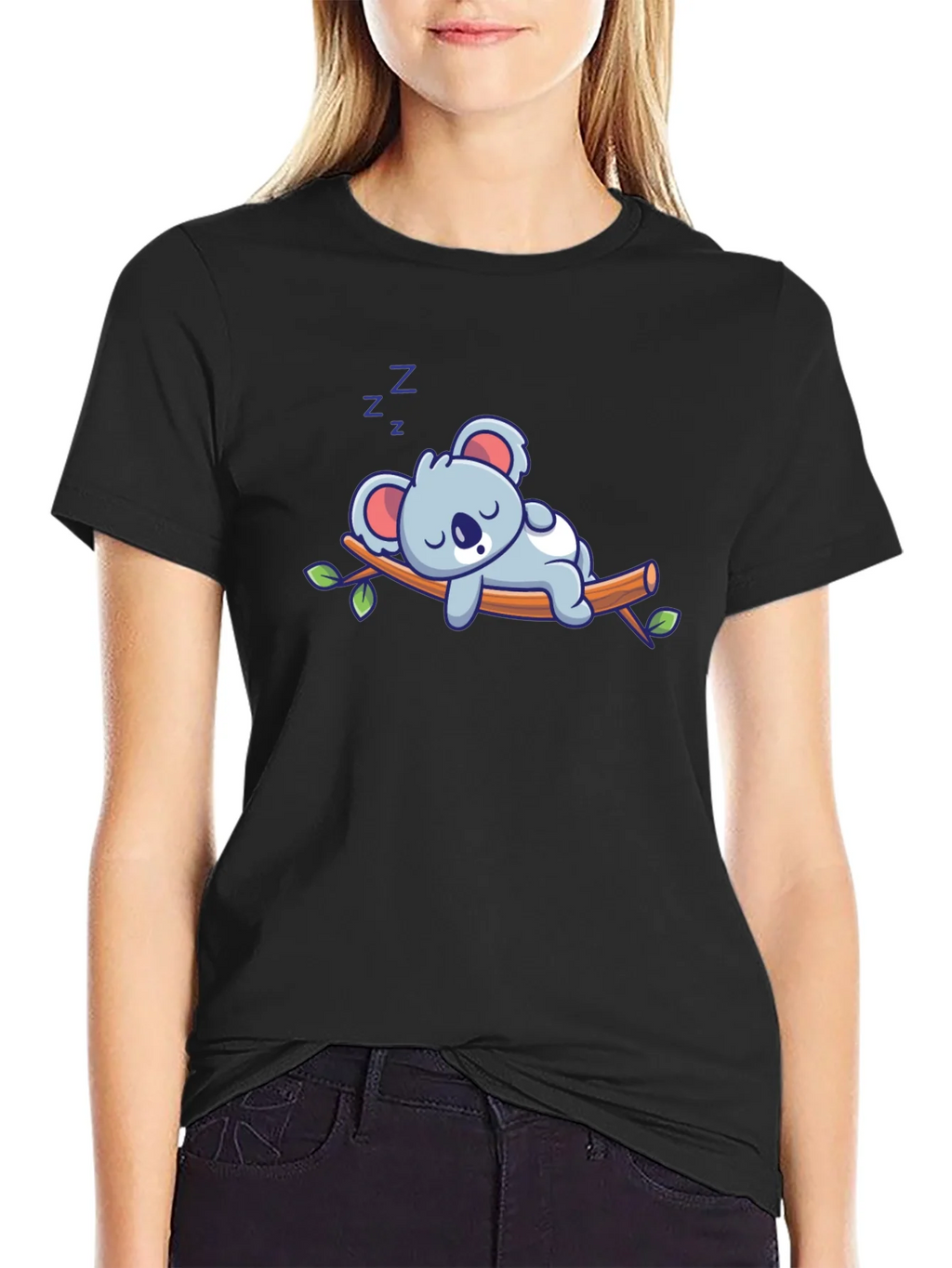 Cute Sleeping Koala T-Shirt - Soft Cotton Blend product image 2