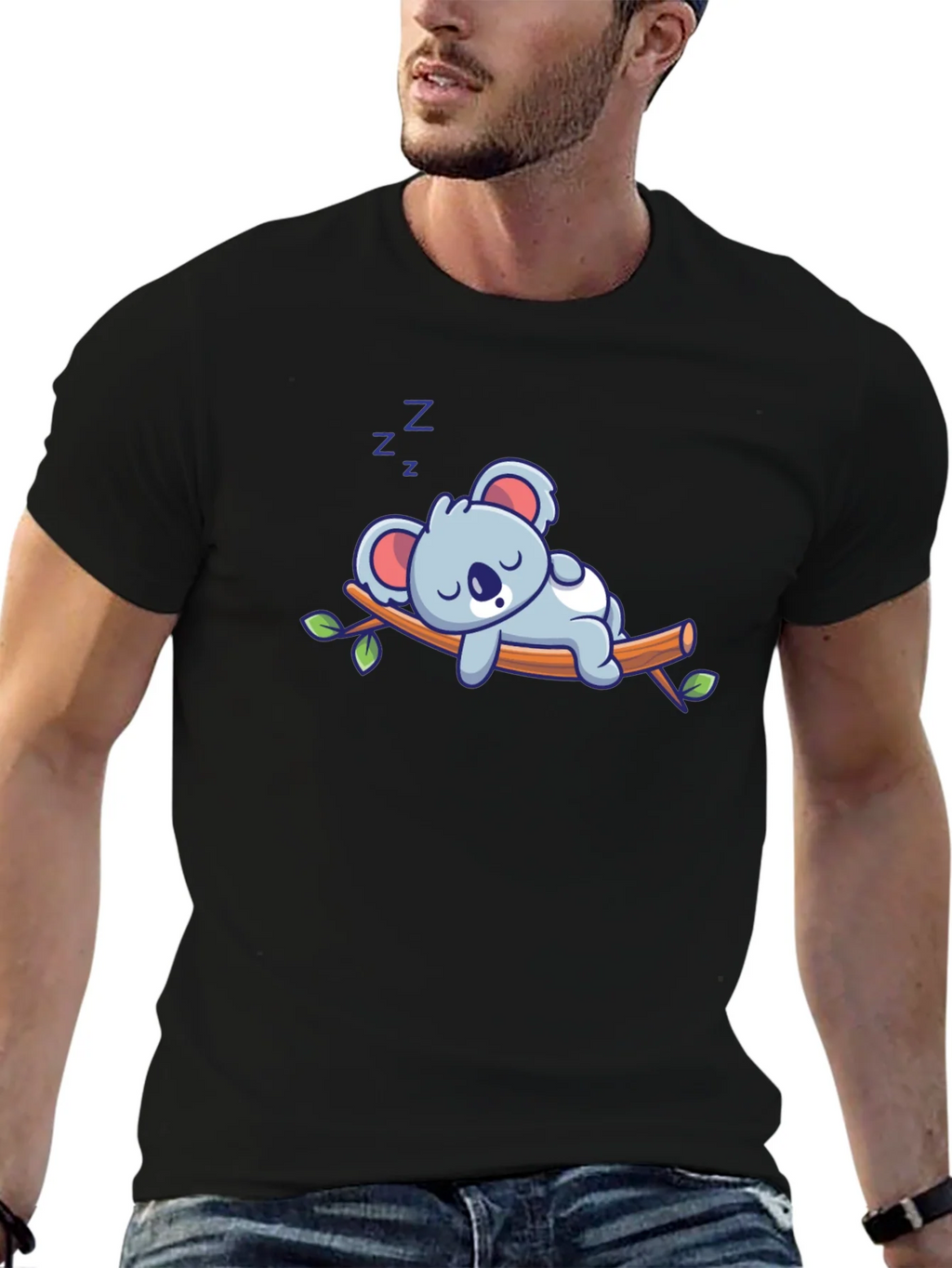 Cute Sleeping Koala T-Shirt - Soft Cotton Blend product image 6