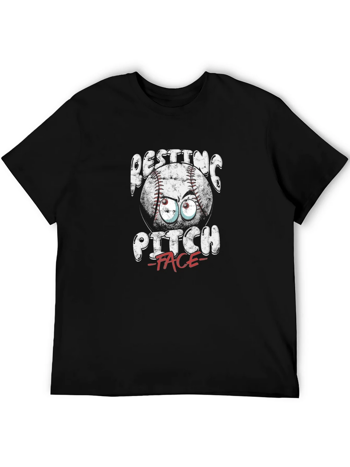Resting Pitch Face T-Shirt - Baseball Funny Graphic Tee product image 5