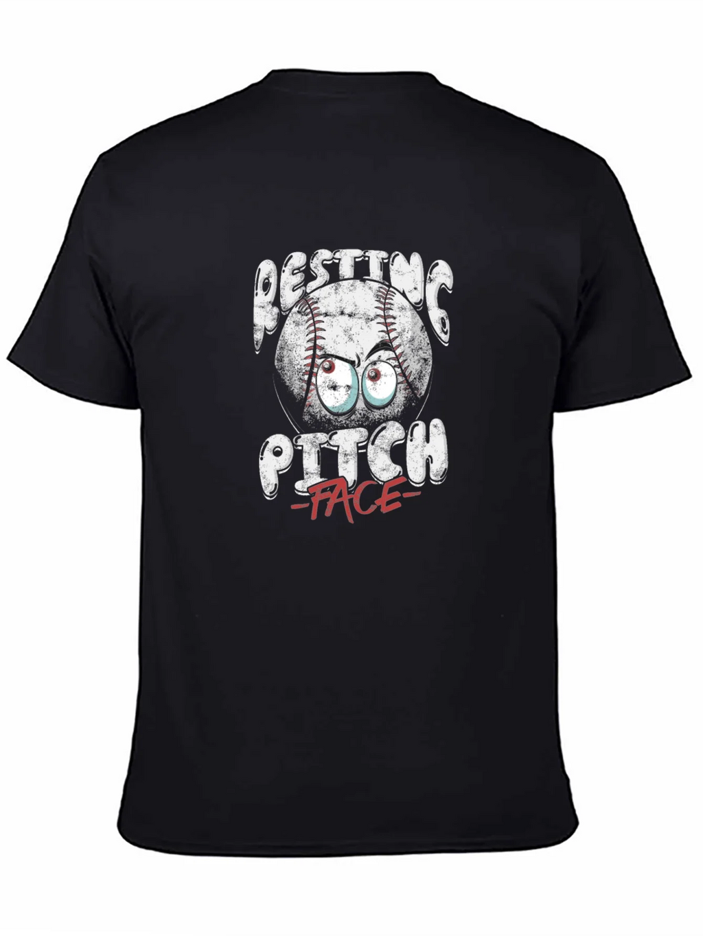 Resting Pitch Face T-Shirt - Baseball Funny Graphic Tee product image 4