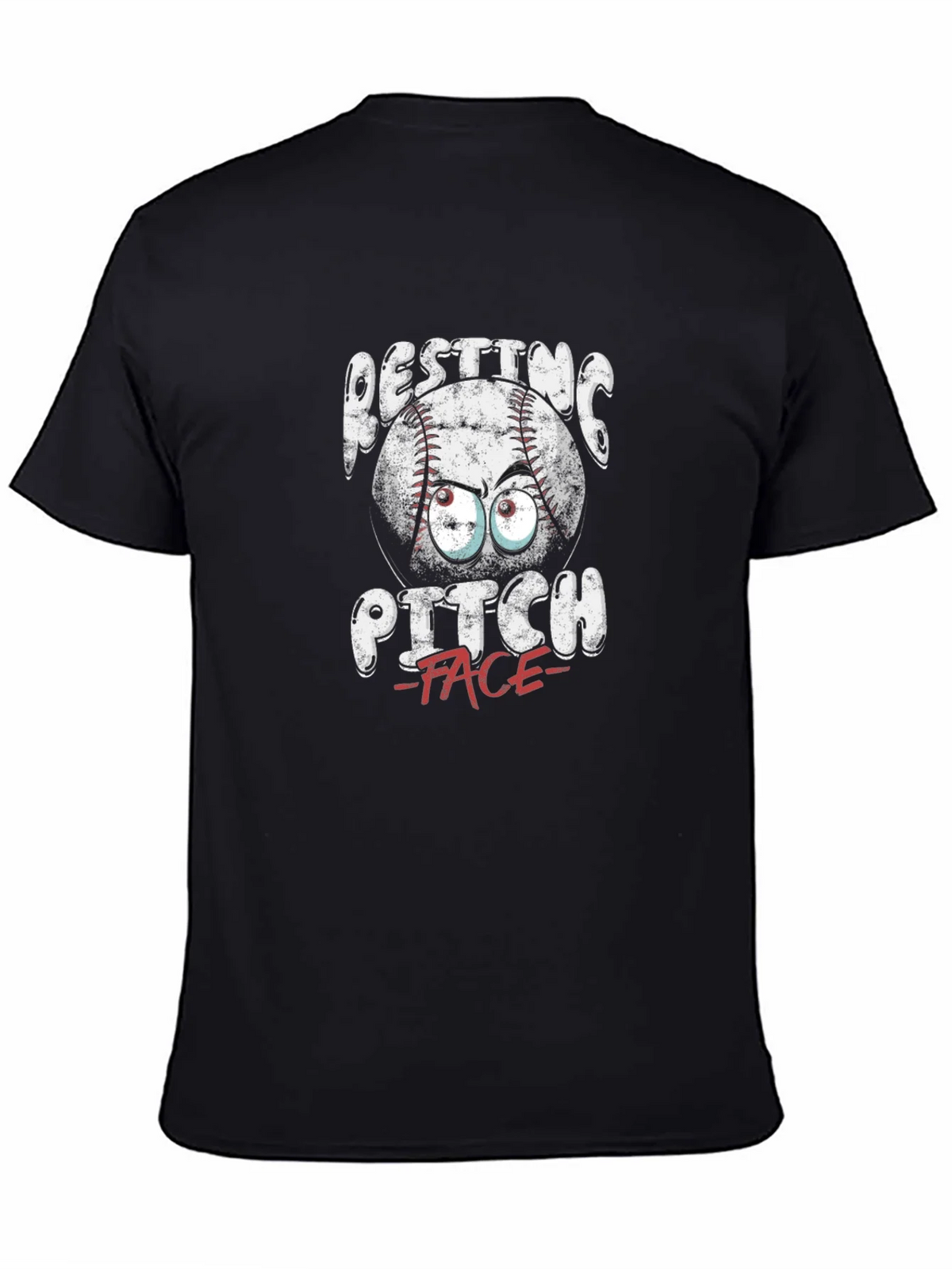 Resting Pitch Face T-Shirt - Baseball Funny Graphic Tee product image 4