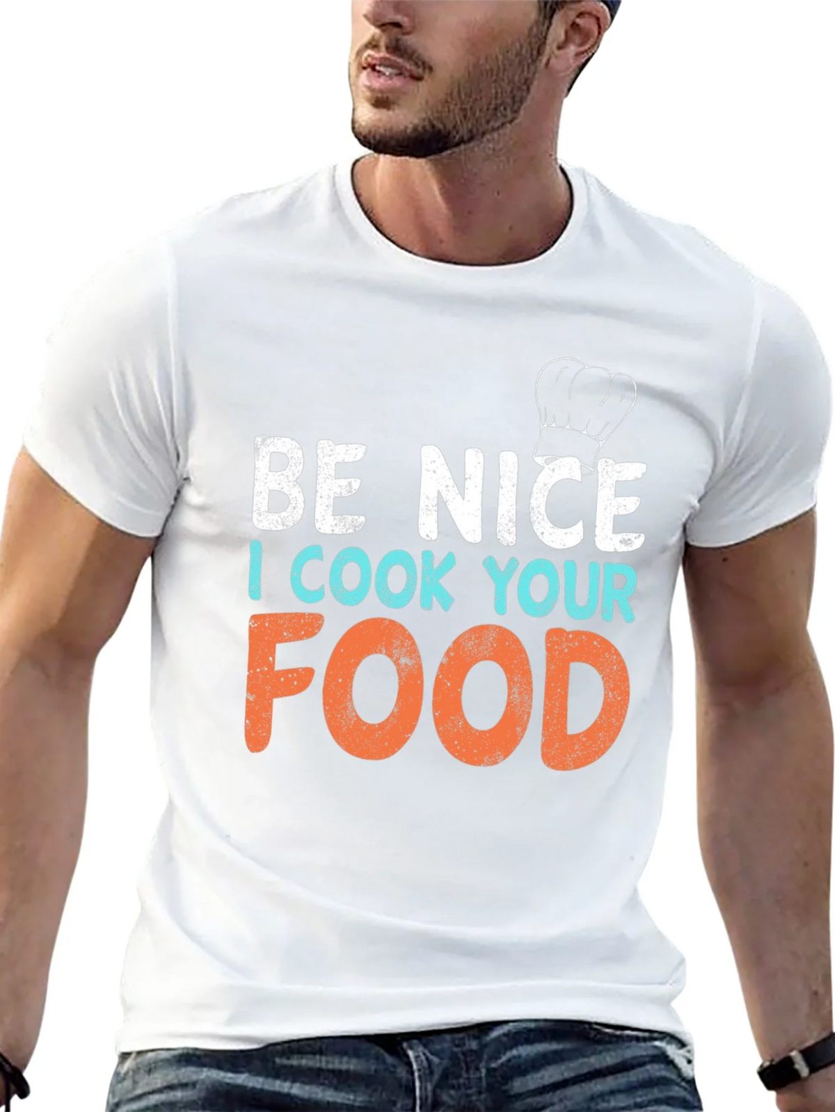 Be Nice I Cook Your Food Graphic T-Shirt product image 12