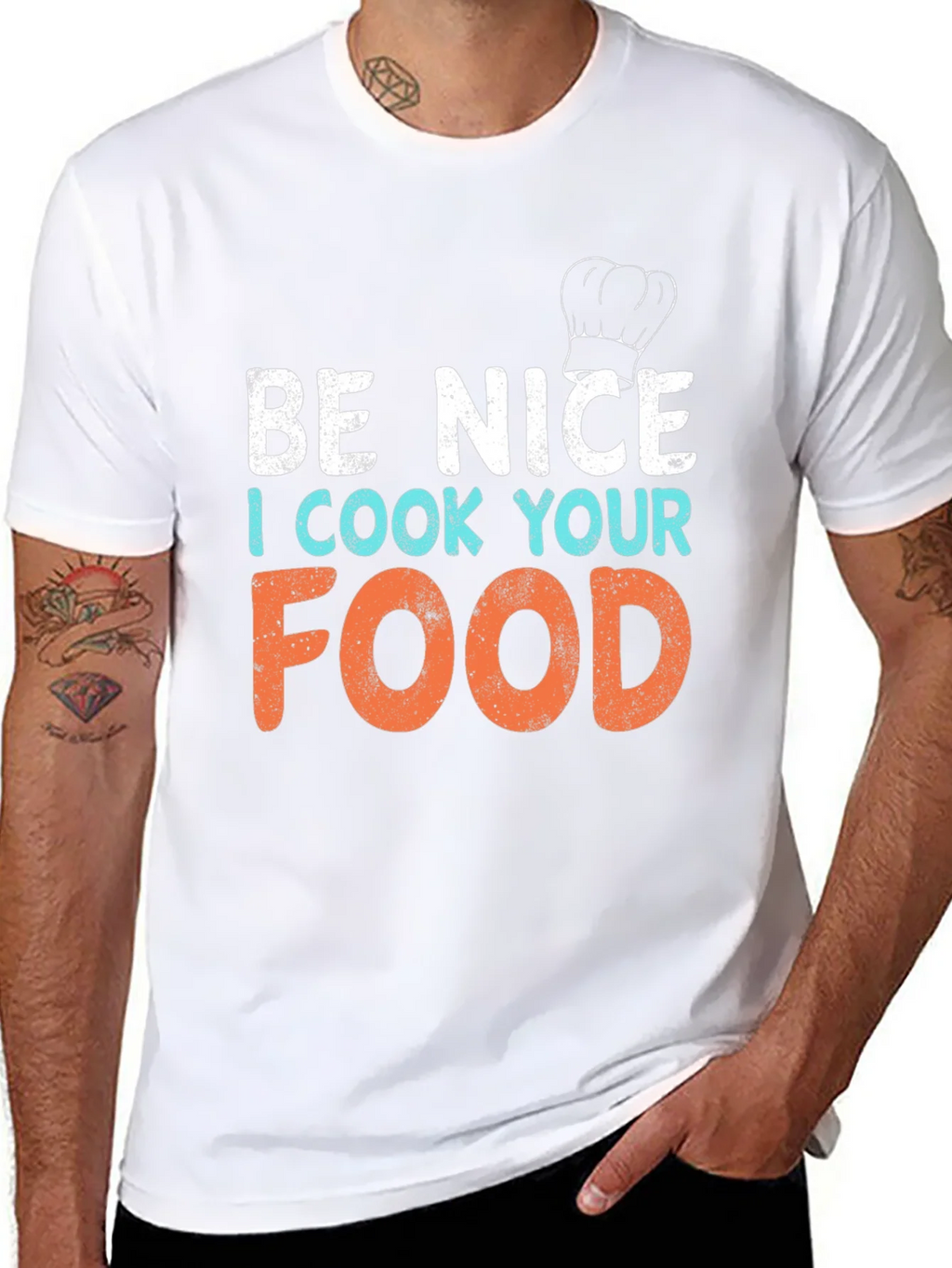 Be Nice I Cook Your Food Graphic T-Shirt product image 7