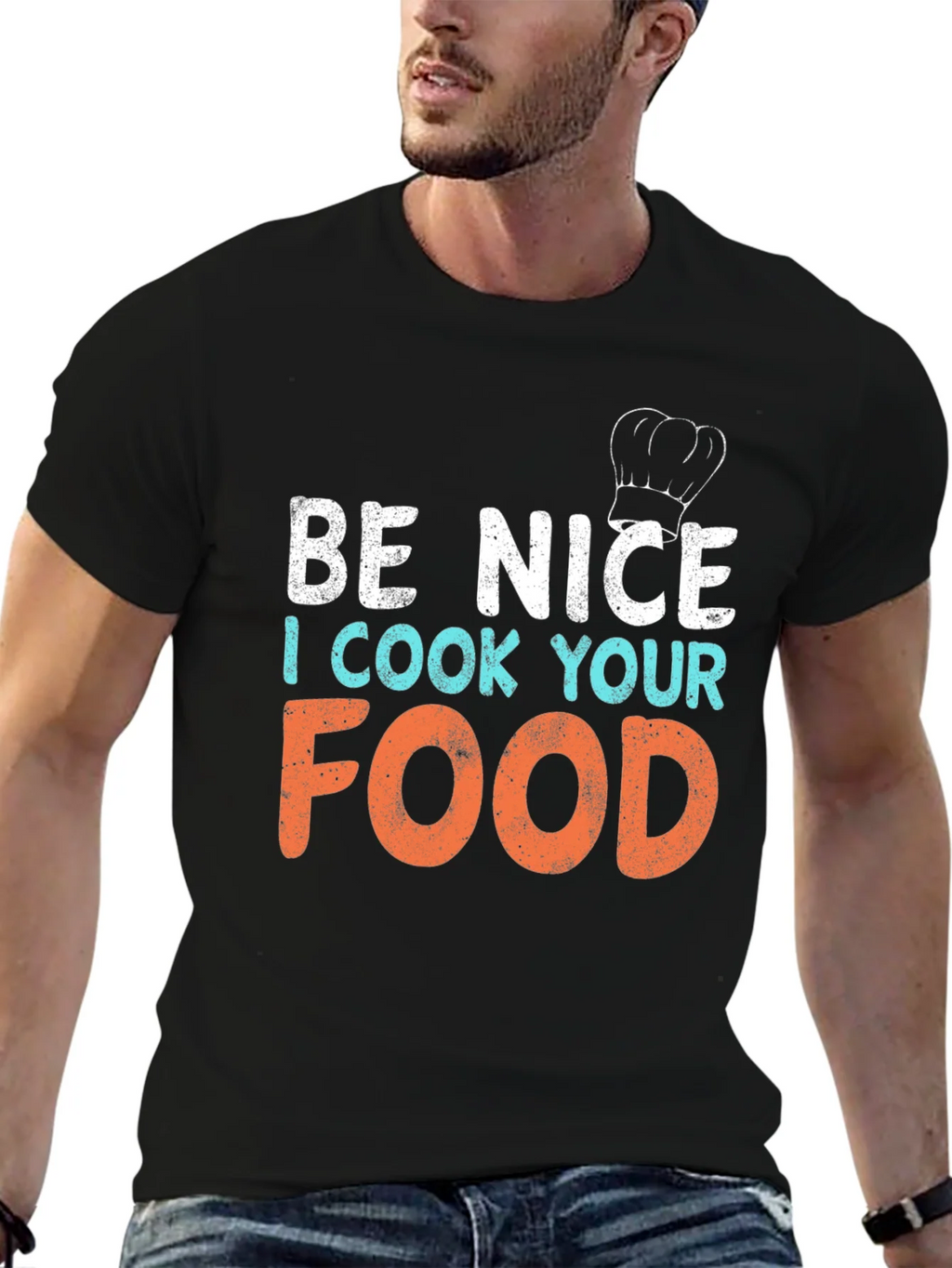 Be Nice I Cook Your Food Graphic T-Shirt product image 6