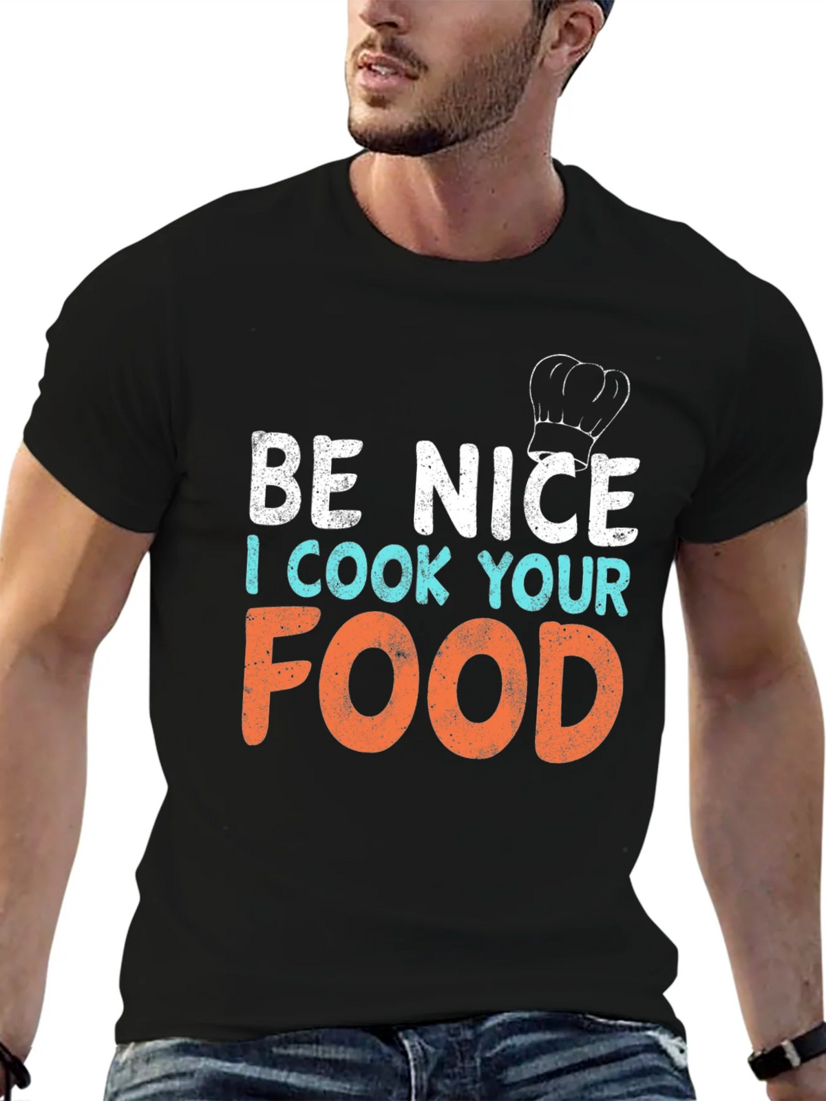 Be Nice I Cook Your Food Graphic T-Shirt product image 6