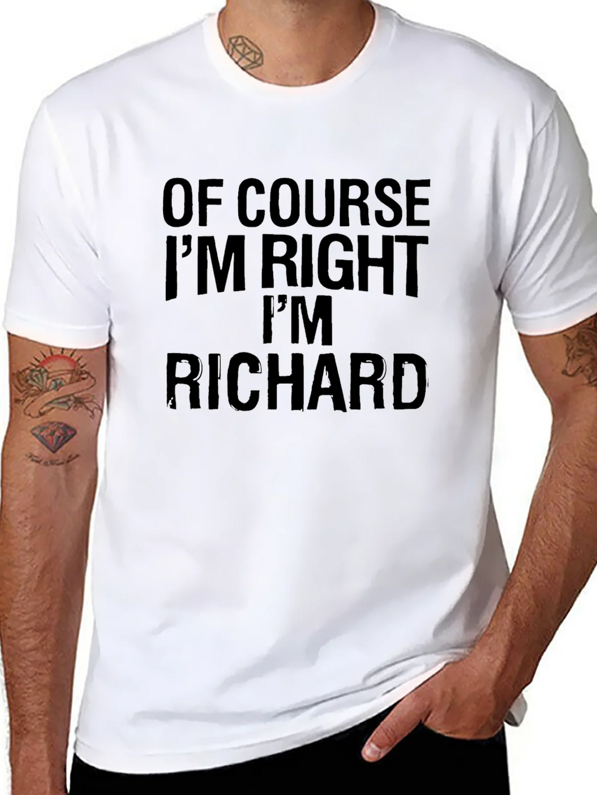 Of Course Im Right Im Richard - Funny T-Shirt product image 7