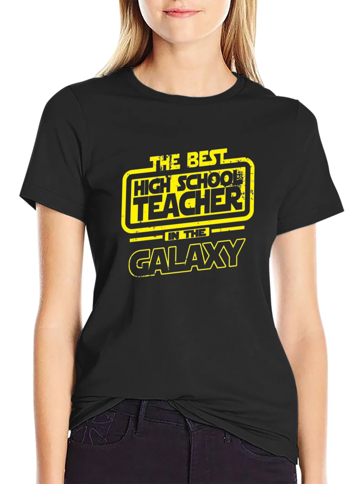 Star Wars High School Teacher T-Shirt - Galaxys Best! product image 2