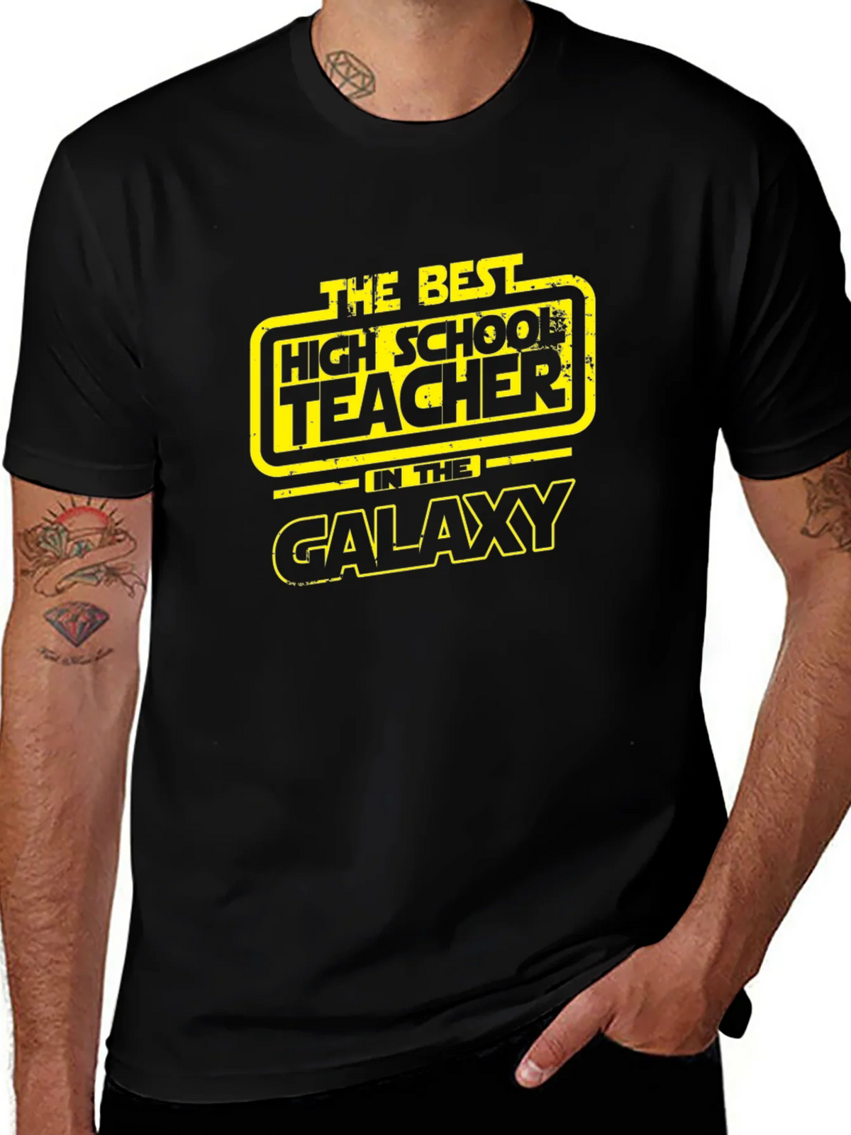 Star Wars High School Teacher T-Shirt - Galaxys Best! product image 1