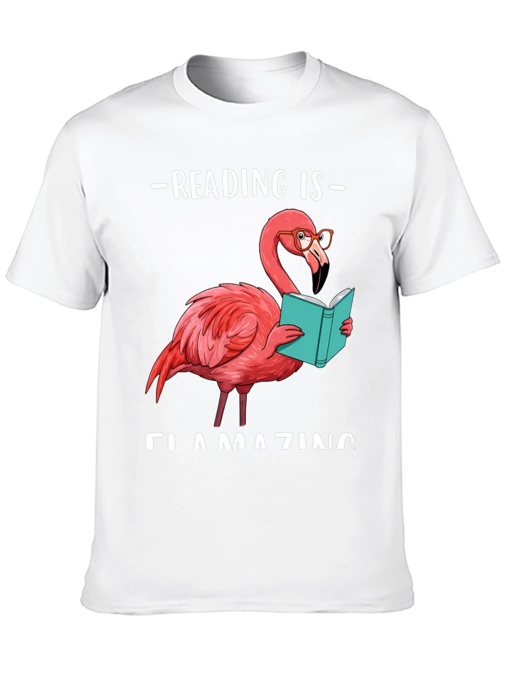 Reading Flamingo T-Shirt product image 9