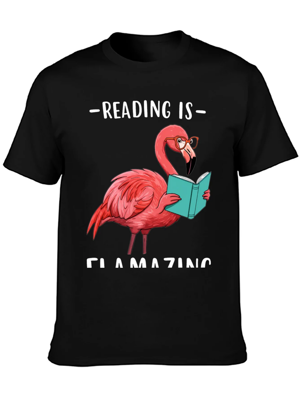 Reading Flamingo T-Shirt product image 3