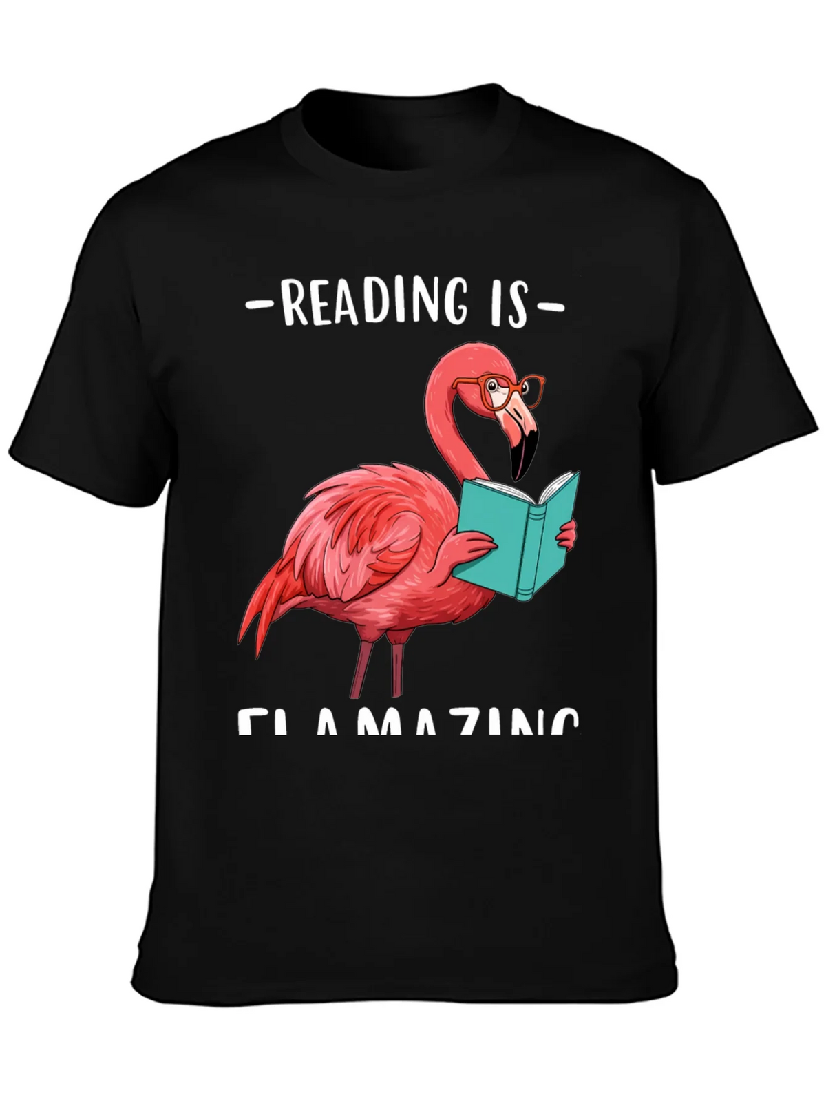 Reading Flamingo T-Shirt product image 3
