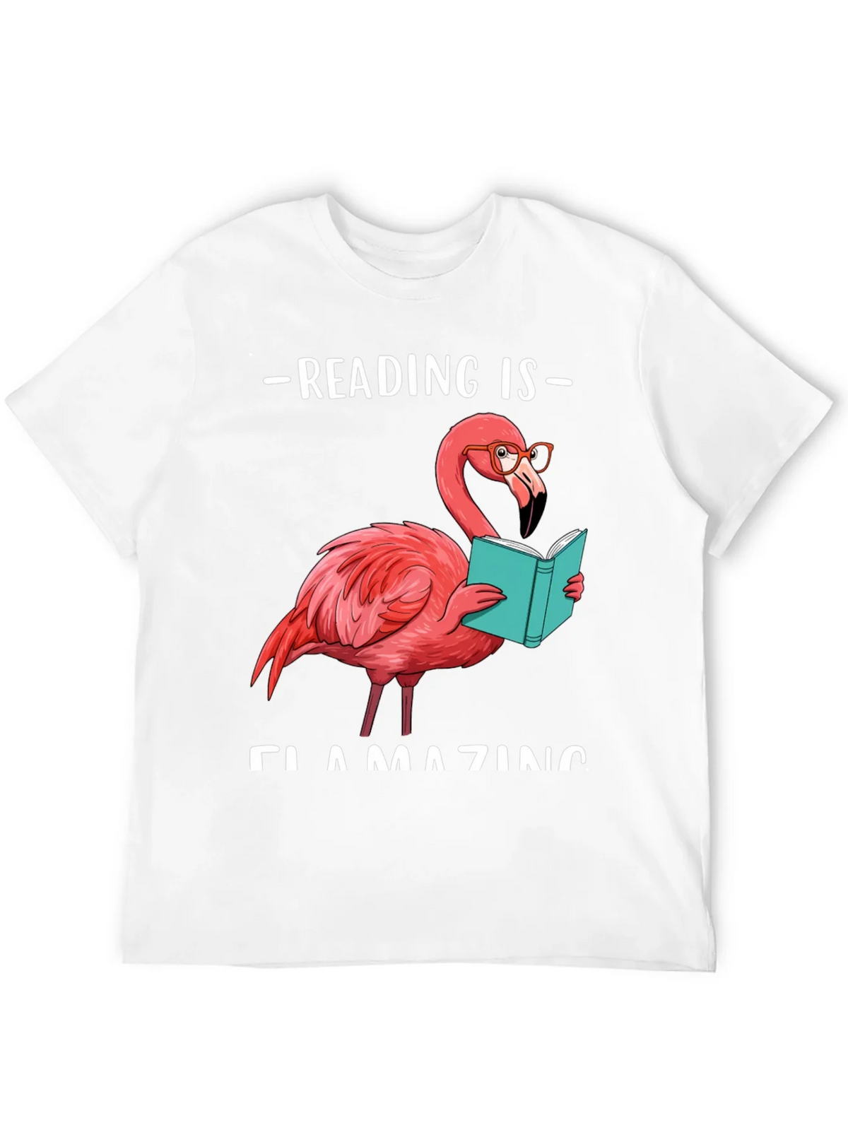 Reading Flamingo T-Shirt product image 11