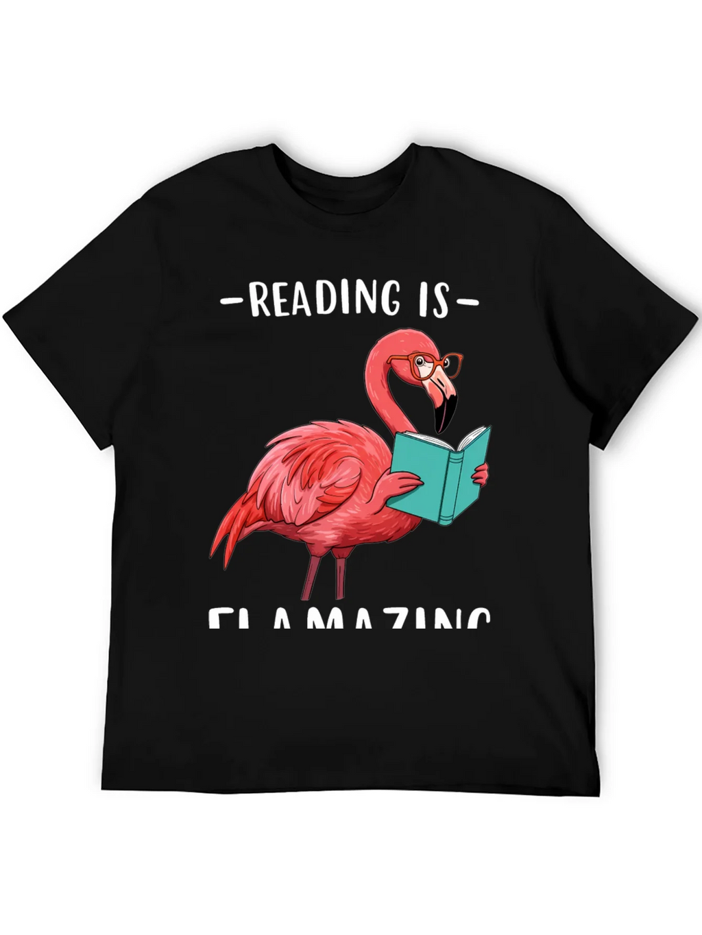 Reading Flamingo T-Shirt product image 5