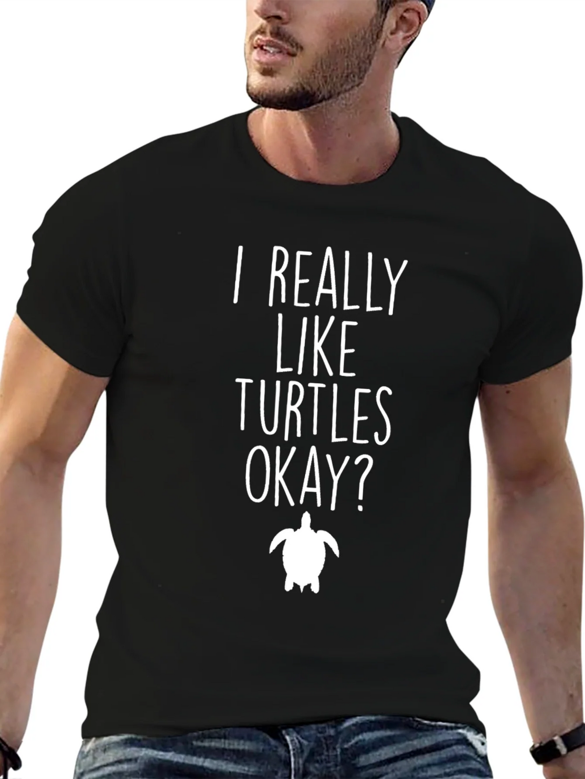 I Really Like Turtles T-Shirt - Funny Turtle Lover Tee product image 6
