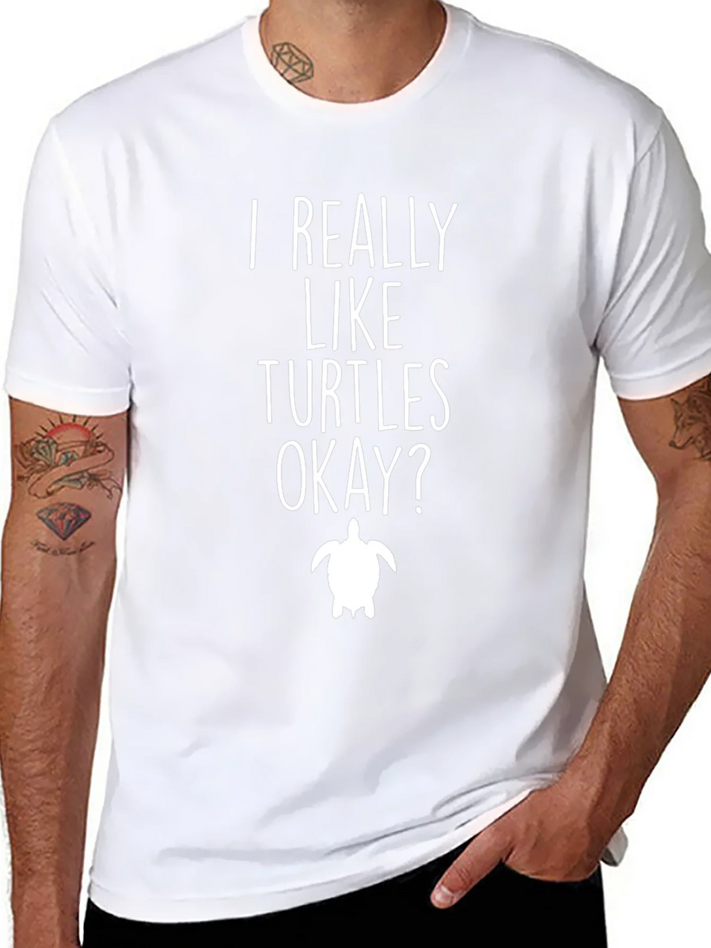 I Really Like Turtles T-Shirt - Funny Turtle Lover Tee product image 7