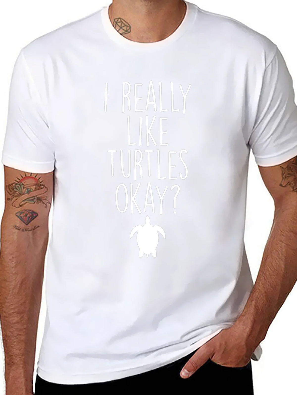 I Really Like Turtles T-Shirt - Funny Turtle Lover Tee product image 7