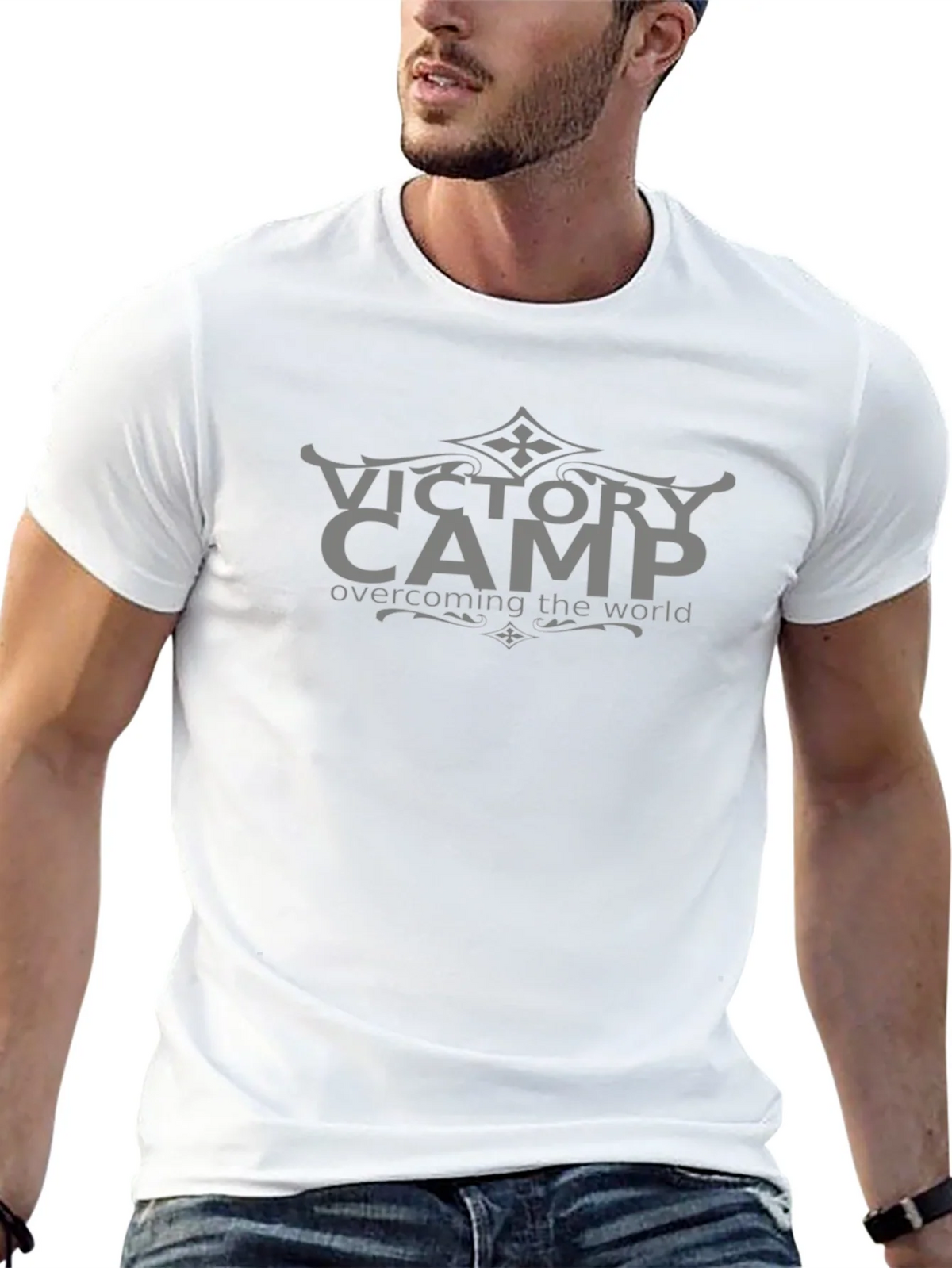 Victory Camp Black T-Shirt - Overcoming the World product image 12