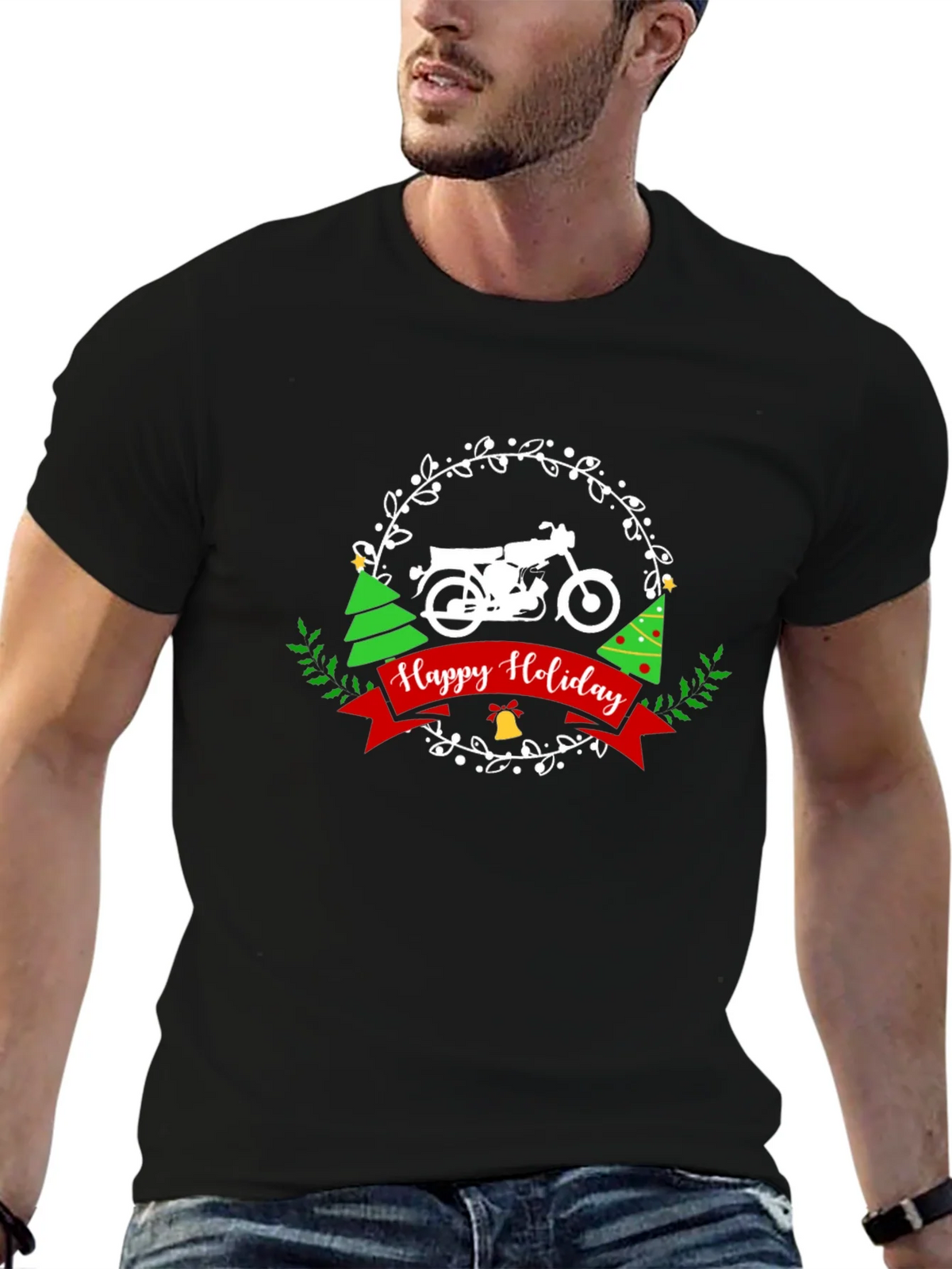Holiday Motorcycle T-Shirt product image 5