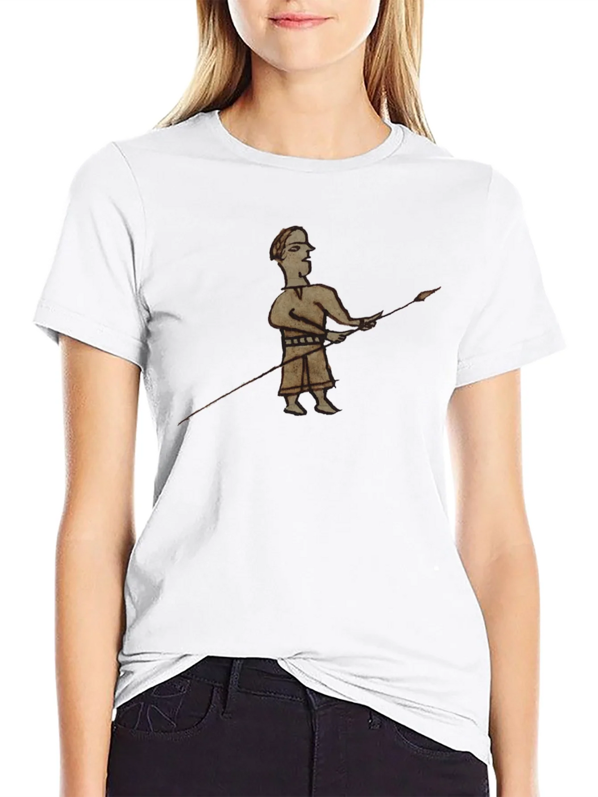 Historical Warrior Graphic Black T-Shirt product image 8