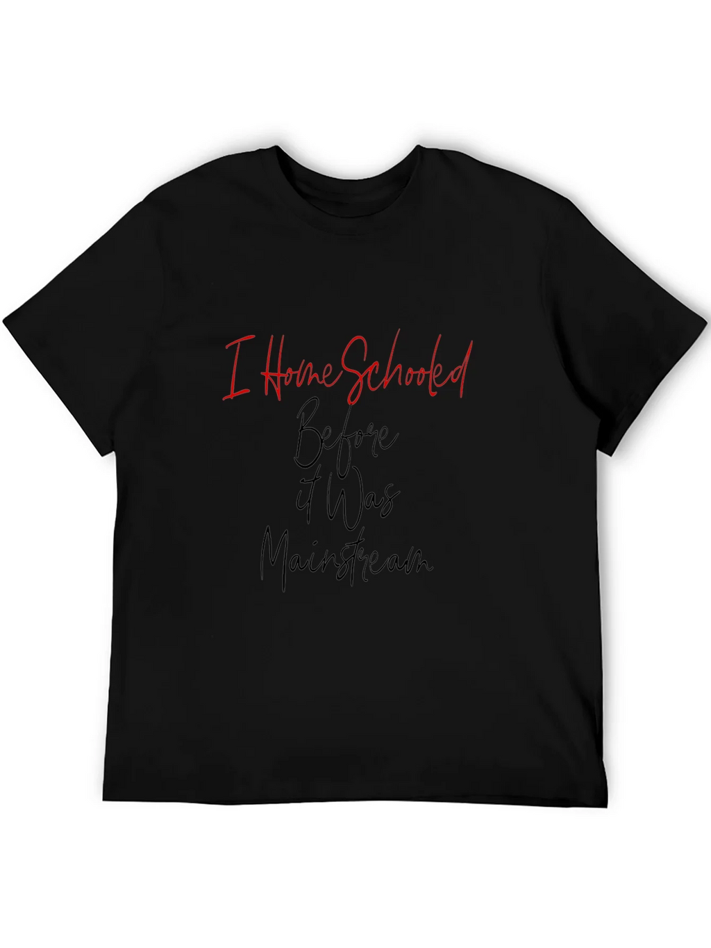 I Home Schooled Before It Was Mainstream T-Shirt product image 5