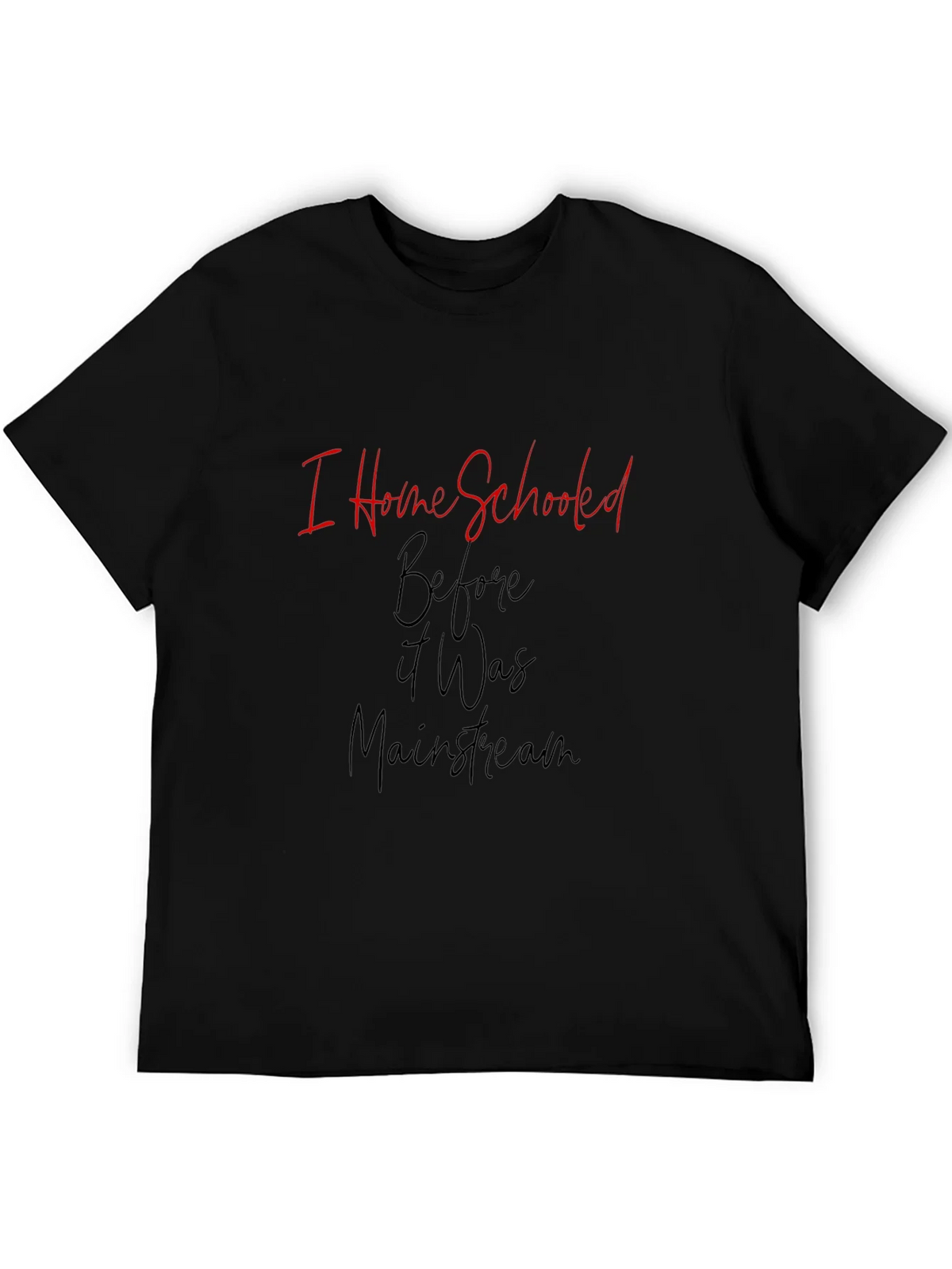 I Home Schooled Before It Was Mainstream T-Shirt product image 5