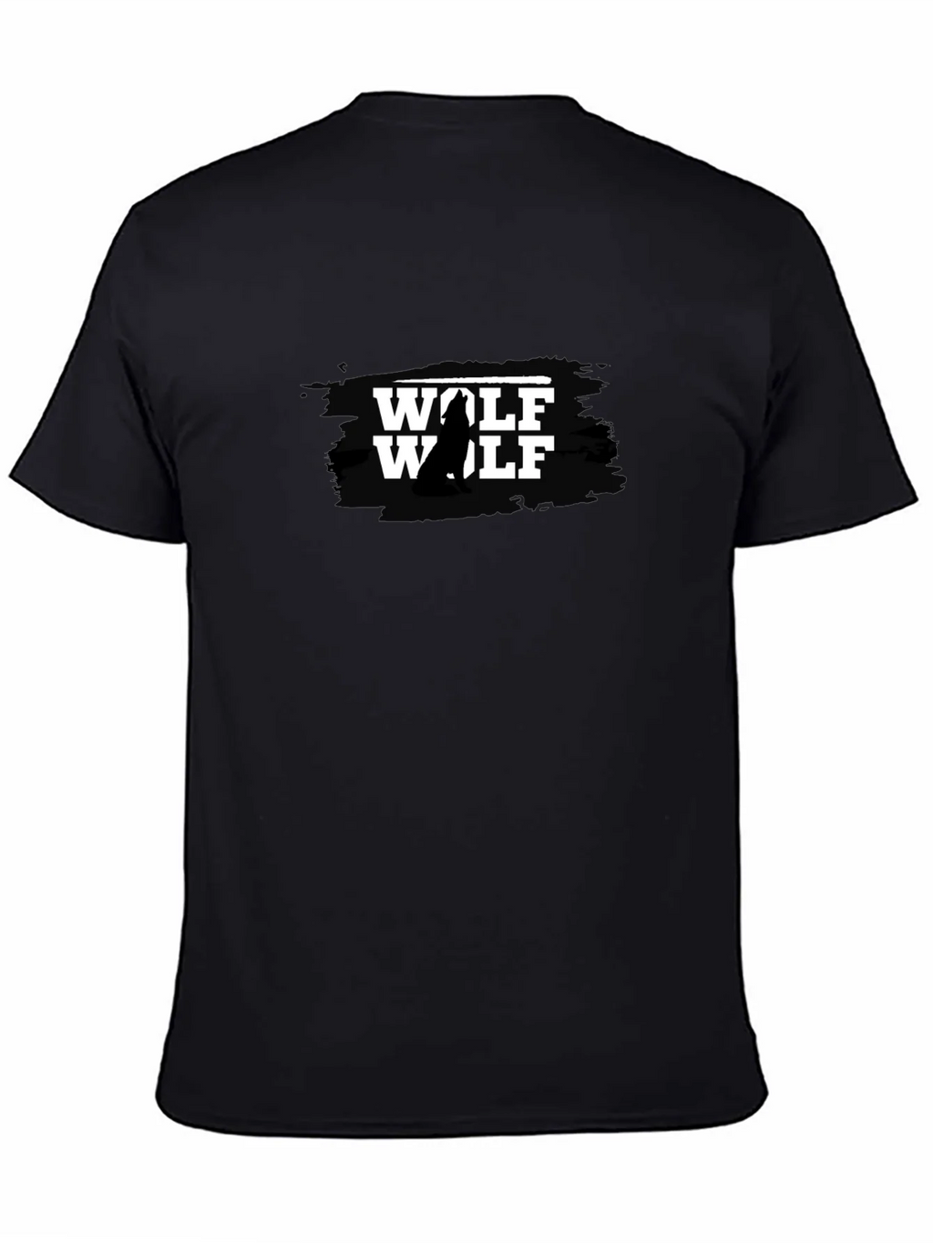 Wolf Graphic T-Shirt - Black Mens product image 4