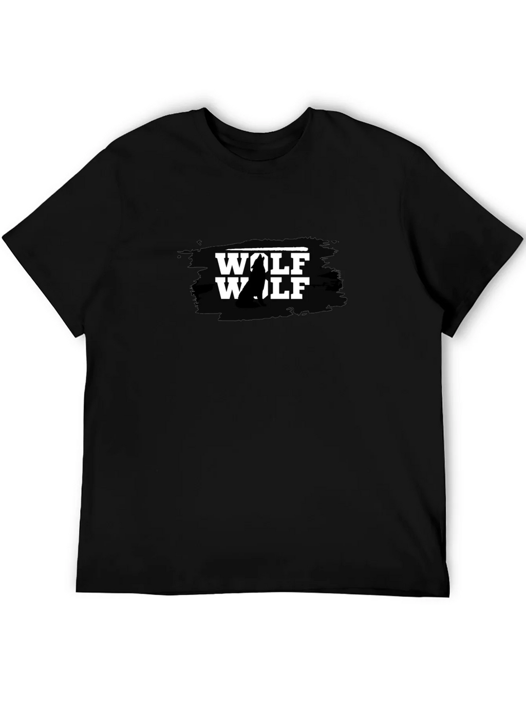 Wolf Graphic T-Shirt - Black Mens product image 5