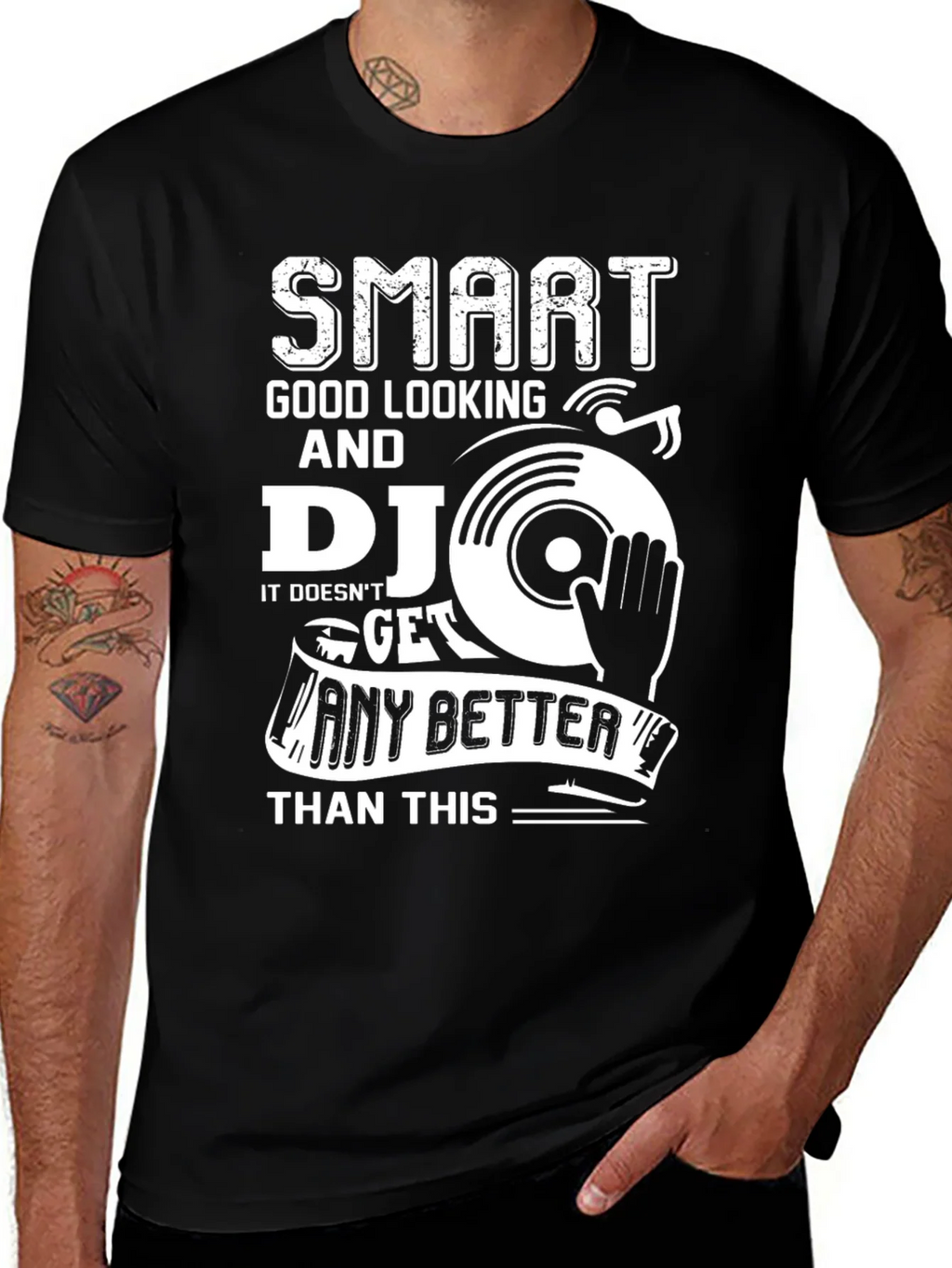 Smart Good Looking DJ Graphic T-Shirt product image 1