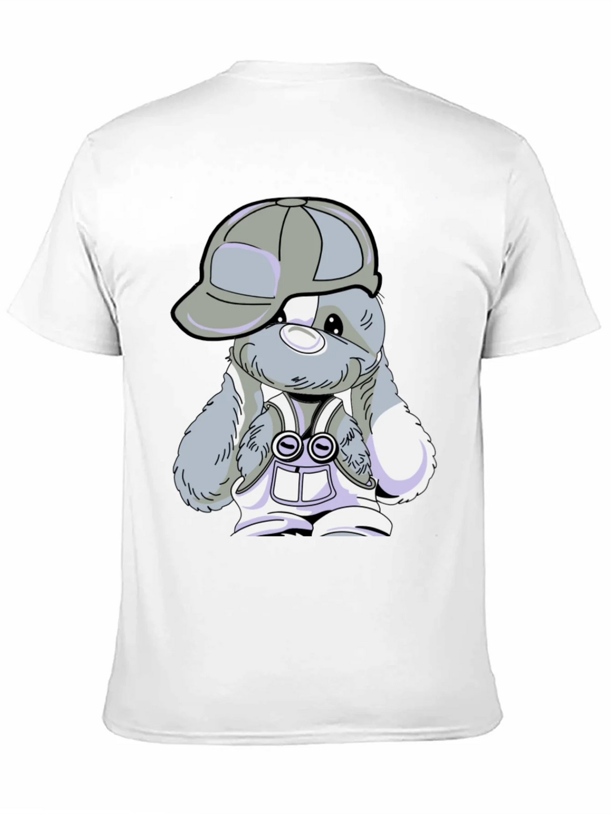 Cool Bunny Tee - Black Cotton T-Shirt product image 7