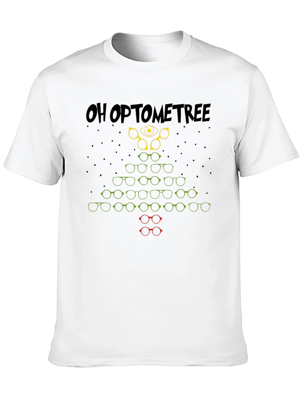 Oh Optometree T-Shirt - Christmas Glasses Tree product image 7