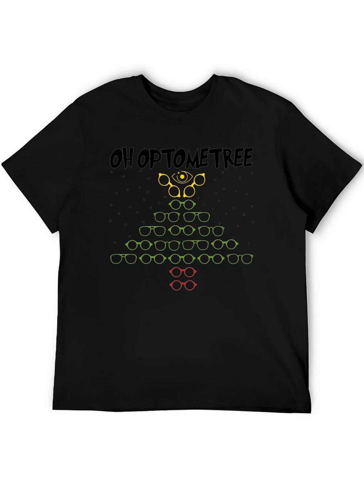 Oh Optometree T-Shirt - Christmas Glasses Tree product image 4