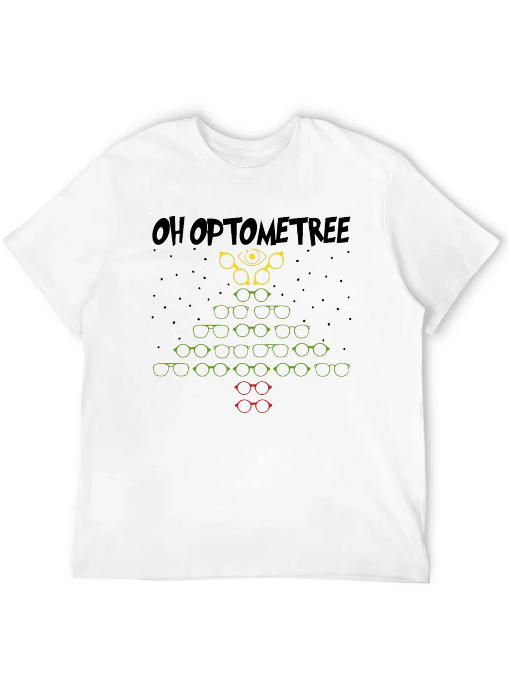 Oh Optometree T-Shirt - Christmas Glasses Tree product image 9
