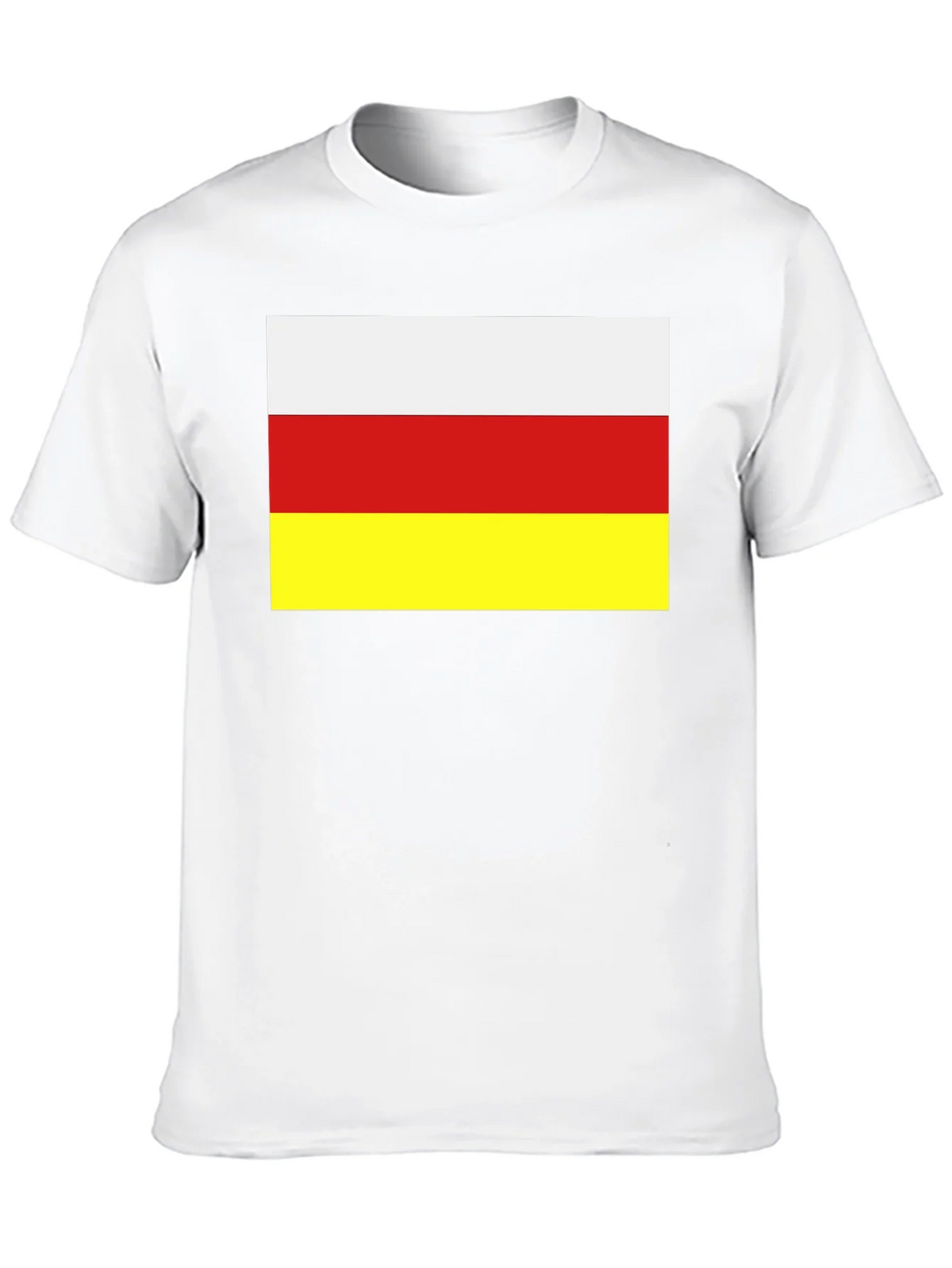 South Ossetia Flag T-Shirt - Black Cotton Tee product image 9