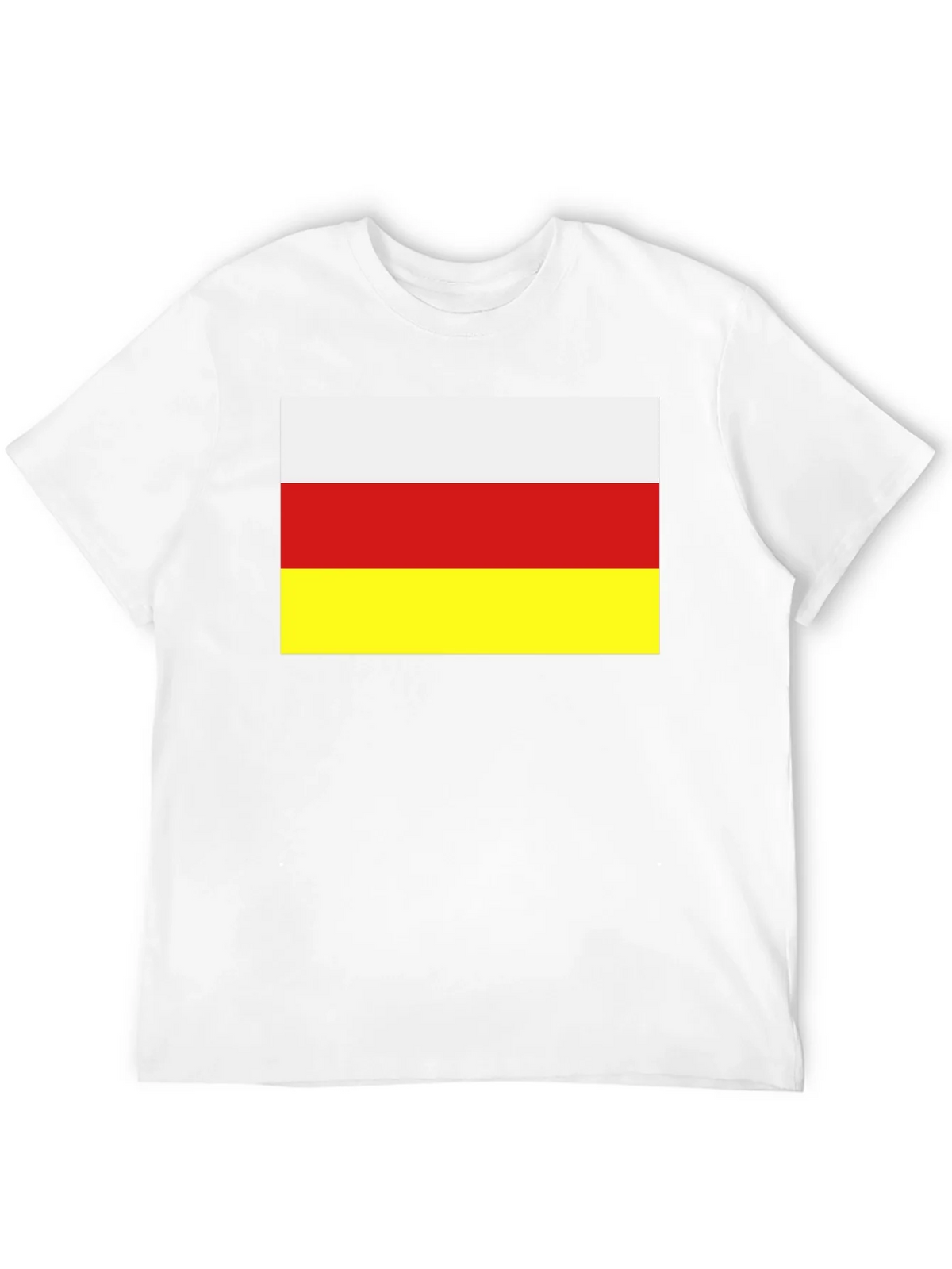 South Ossetia Flag T-Shirt - Black Cotton Tee product image 11