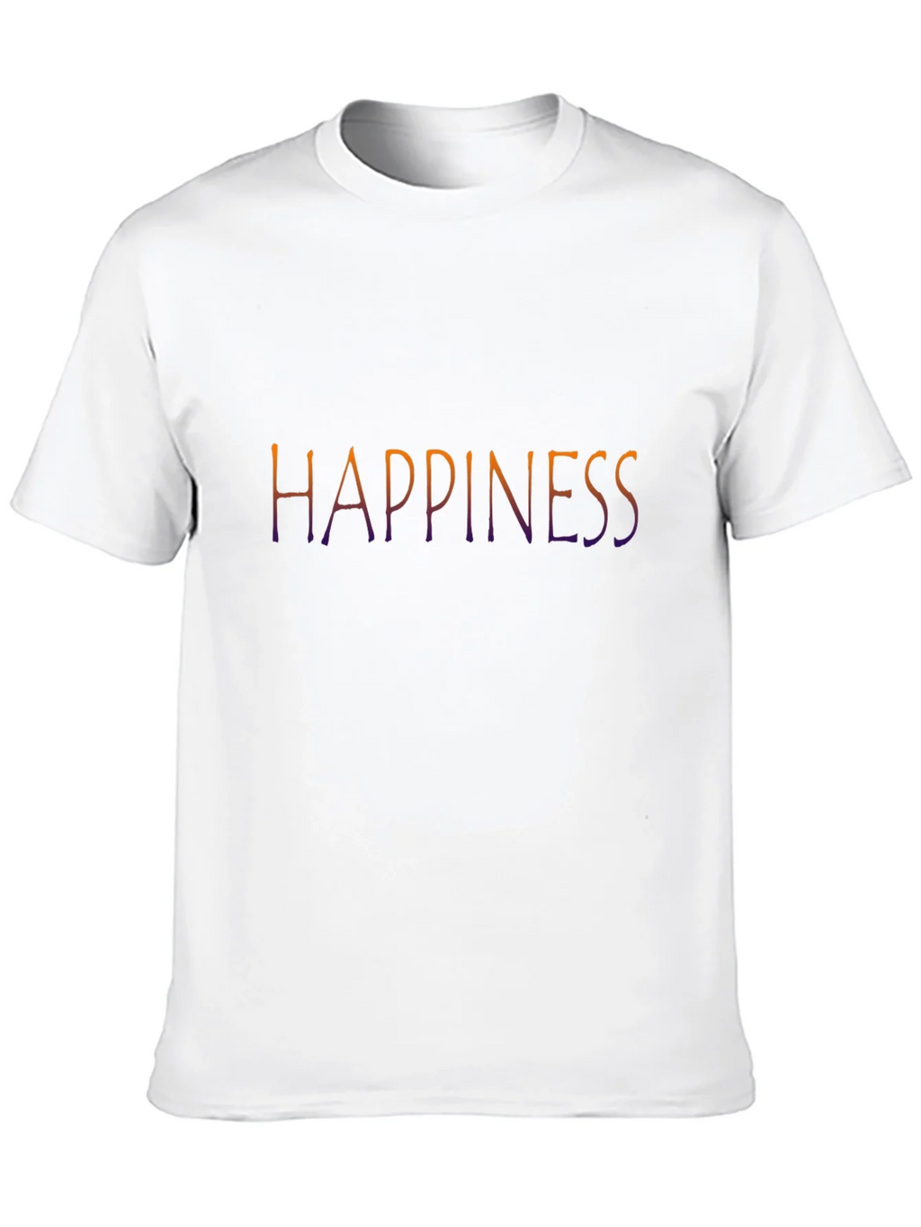 Happiness Graphic Tee - Black Casual T-Shirt product image 9