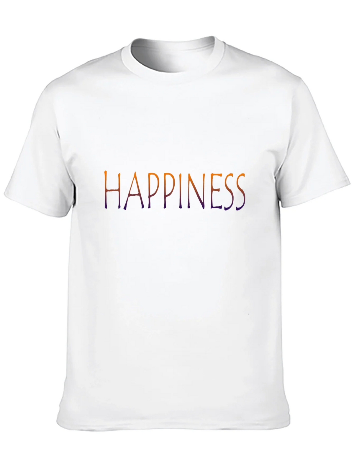 Happiness Graphic Tee - Black Casual T-Shirt product image 9