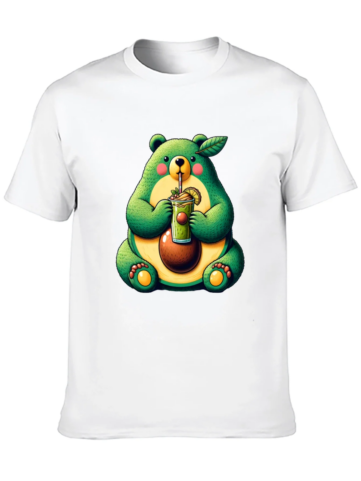 Avocado Bear Graphic Tee - Cute & Unique! product image 8