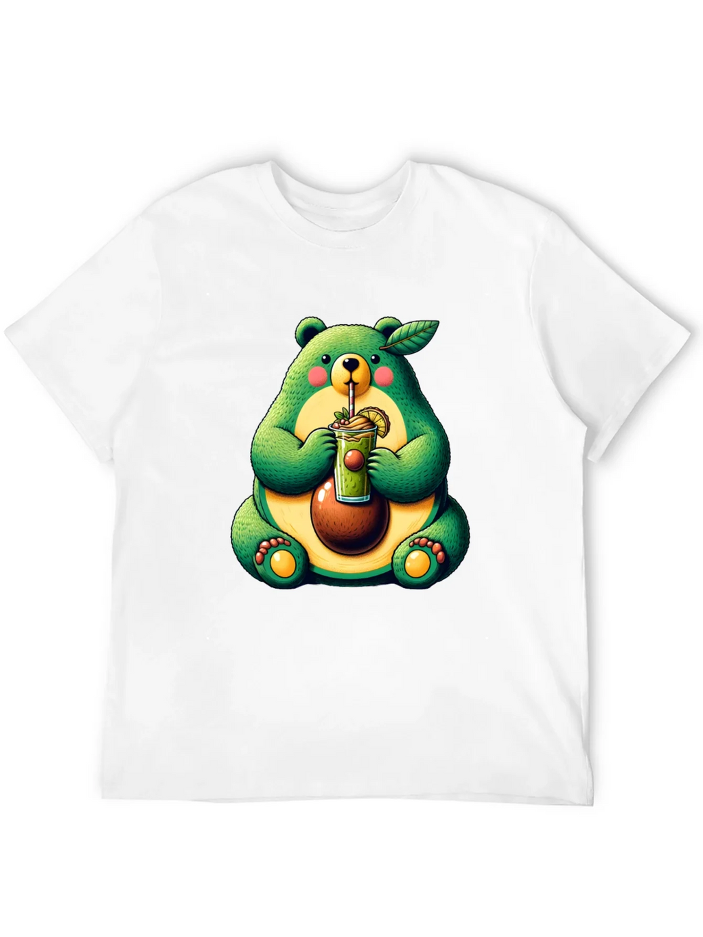 Avocado Bear Graphic Tee - Cute & Unique! product image 10