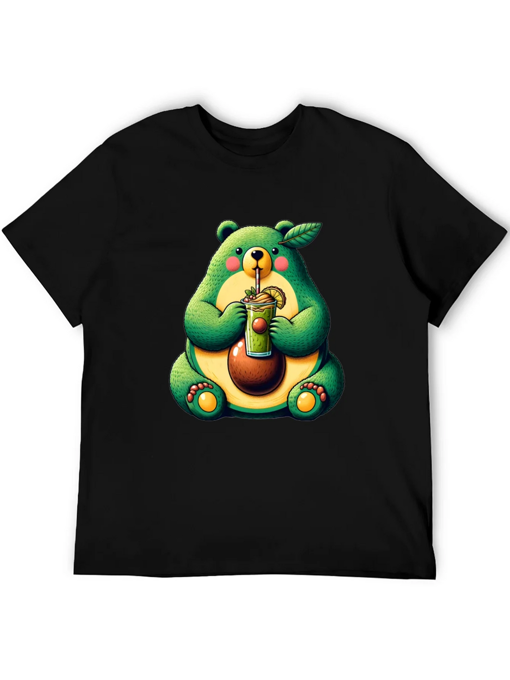 Avocado Bear Graphic Tee - Cute & Unique! product image 5