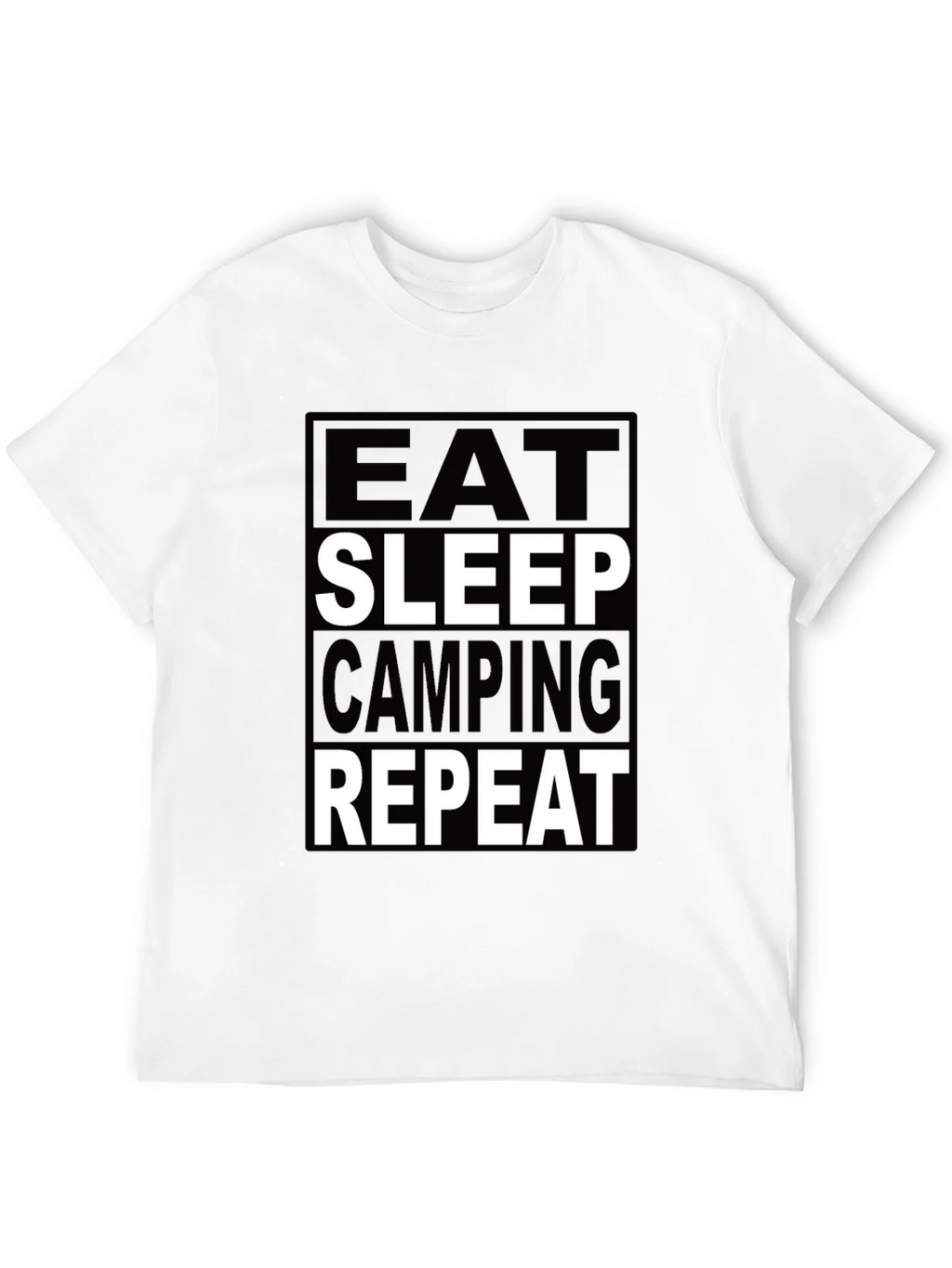 Eat Sleep Camping Repeat Graphic Tee product image 11