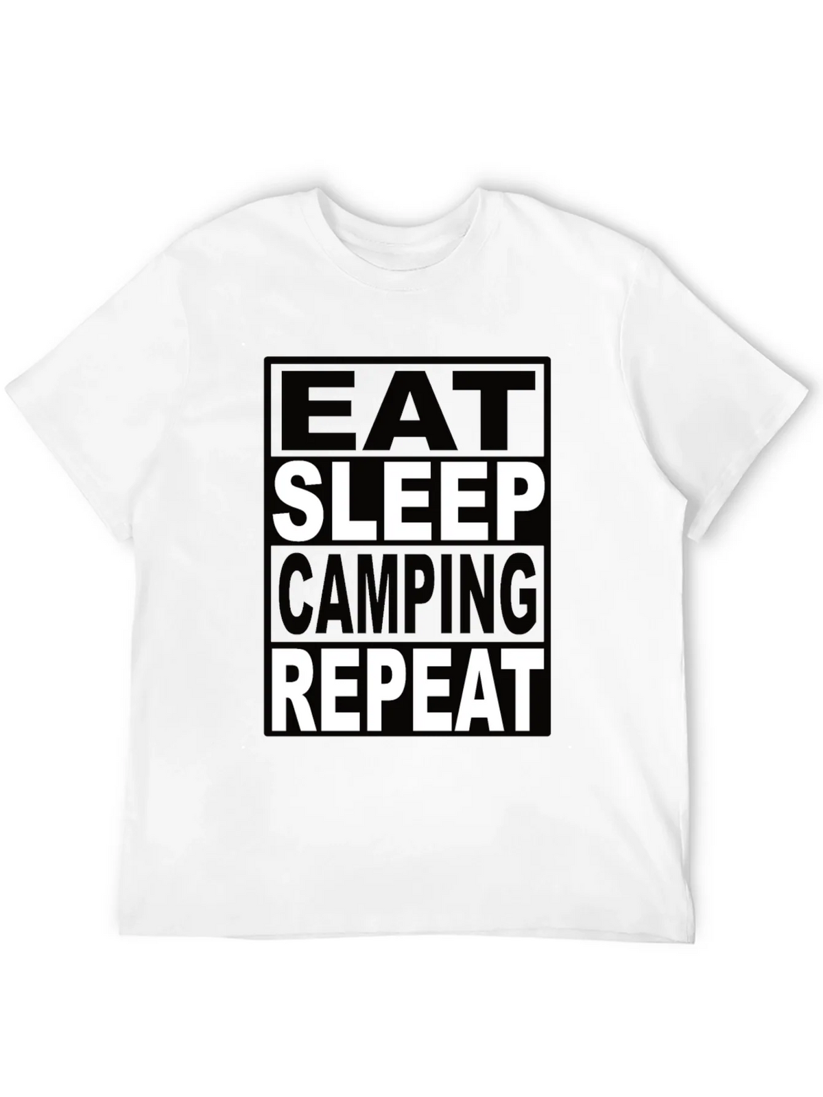 Eat Sleep Camping Repeat Graphic Tee product image 11