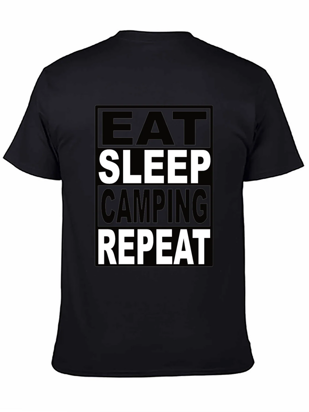 Eat Sleep Camping Repeat Graphic Tee product image 4