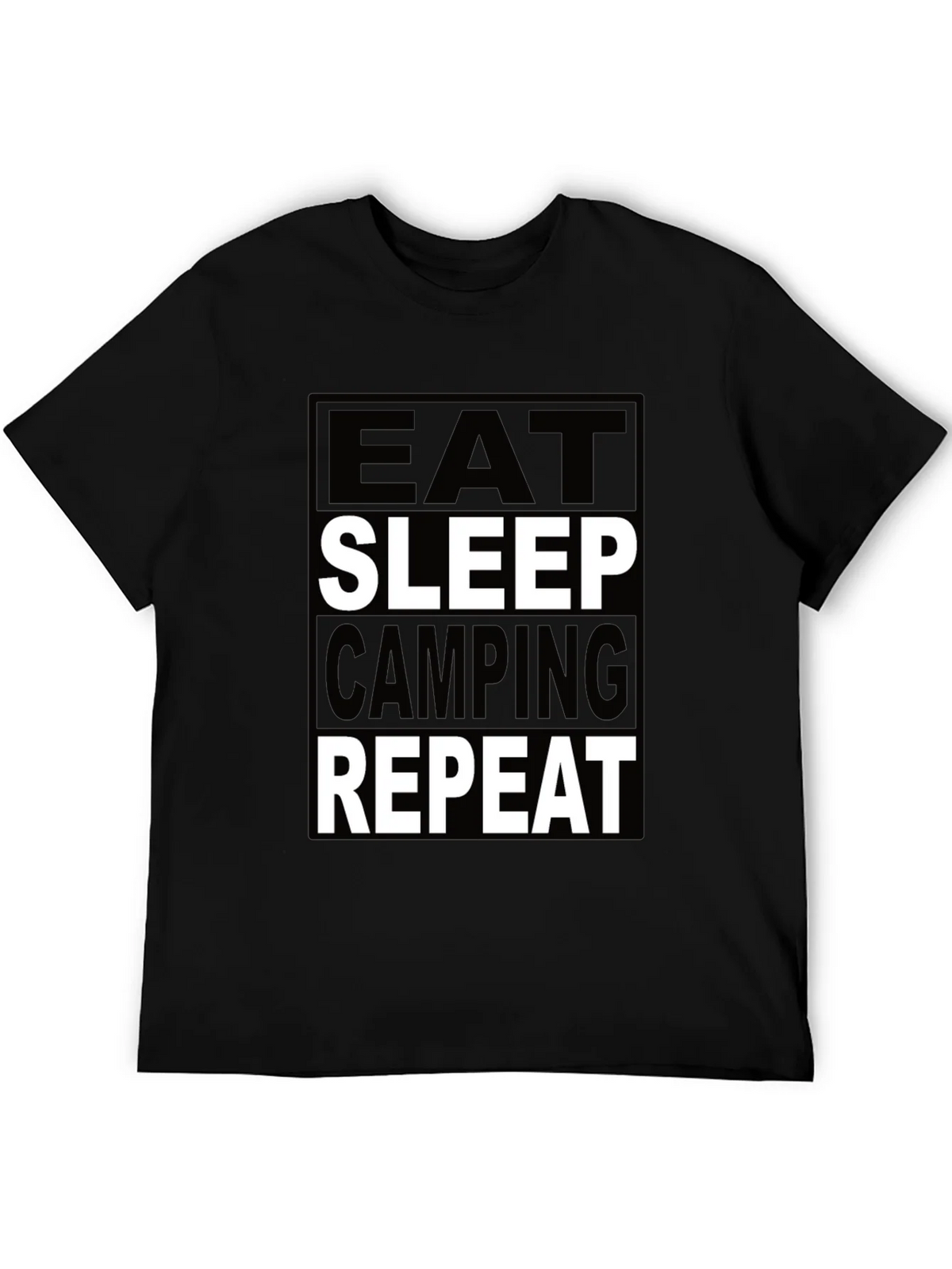Eat Sleep Camping Repeat Graphic Tee product image 5