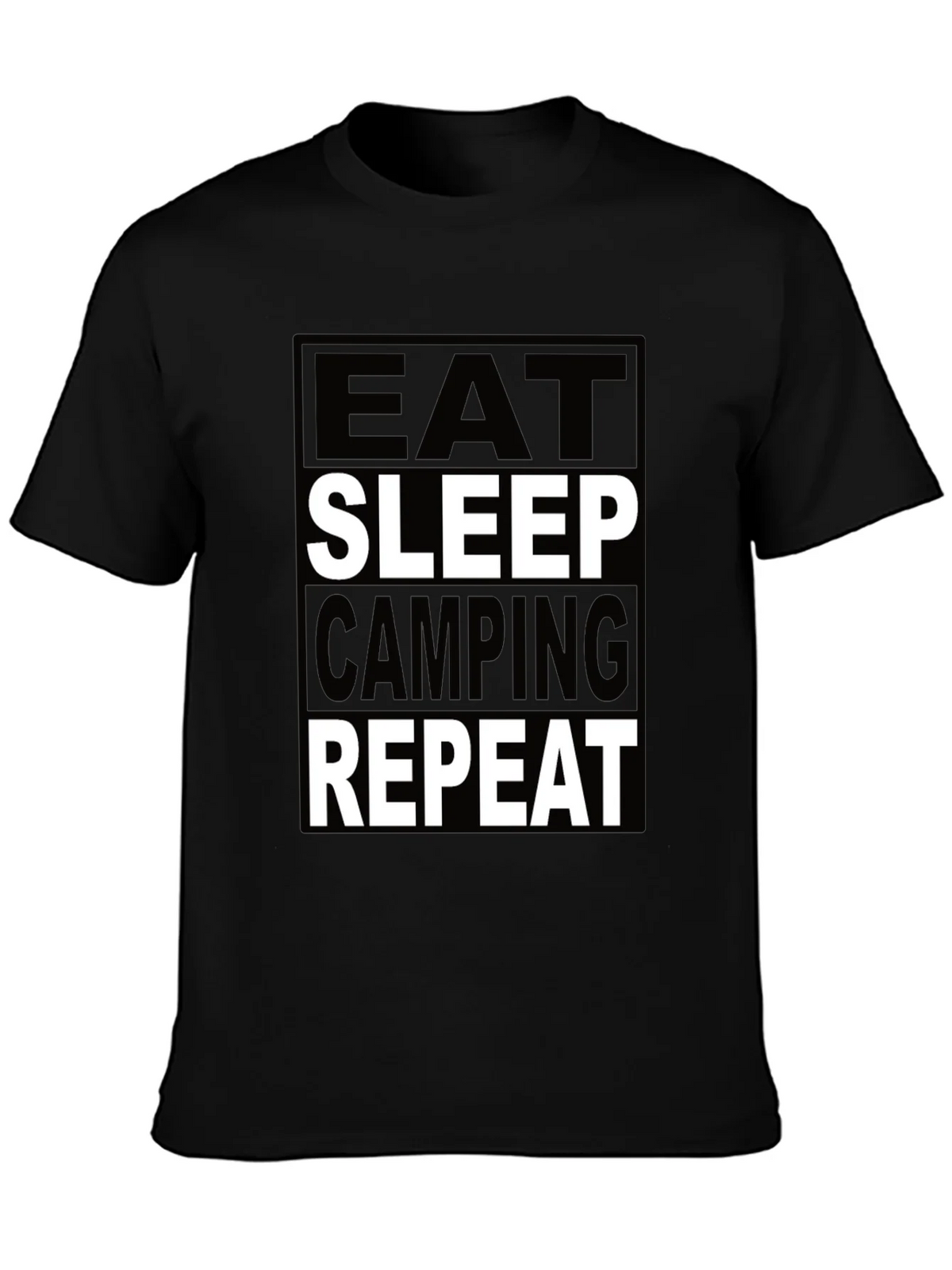 Eat Sleep Camping Repeat Graphic Tee product image 3