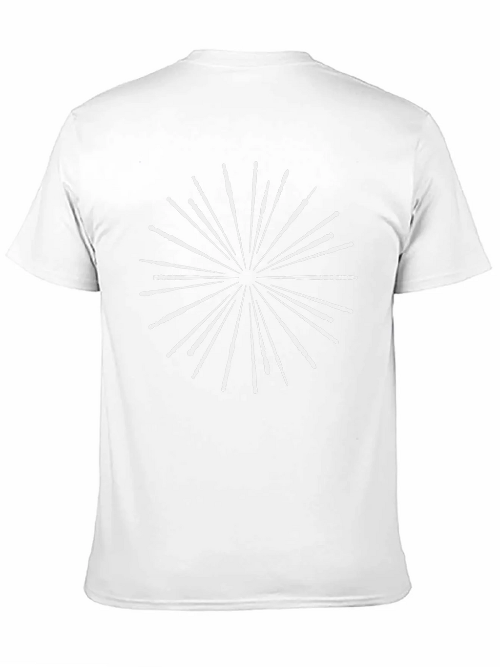 Wizard Wand Burst Black T-Shirt product image 10