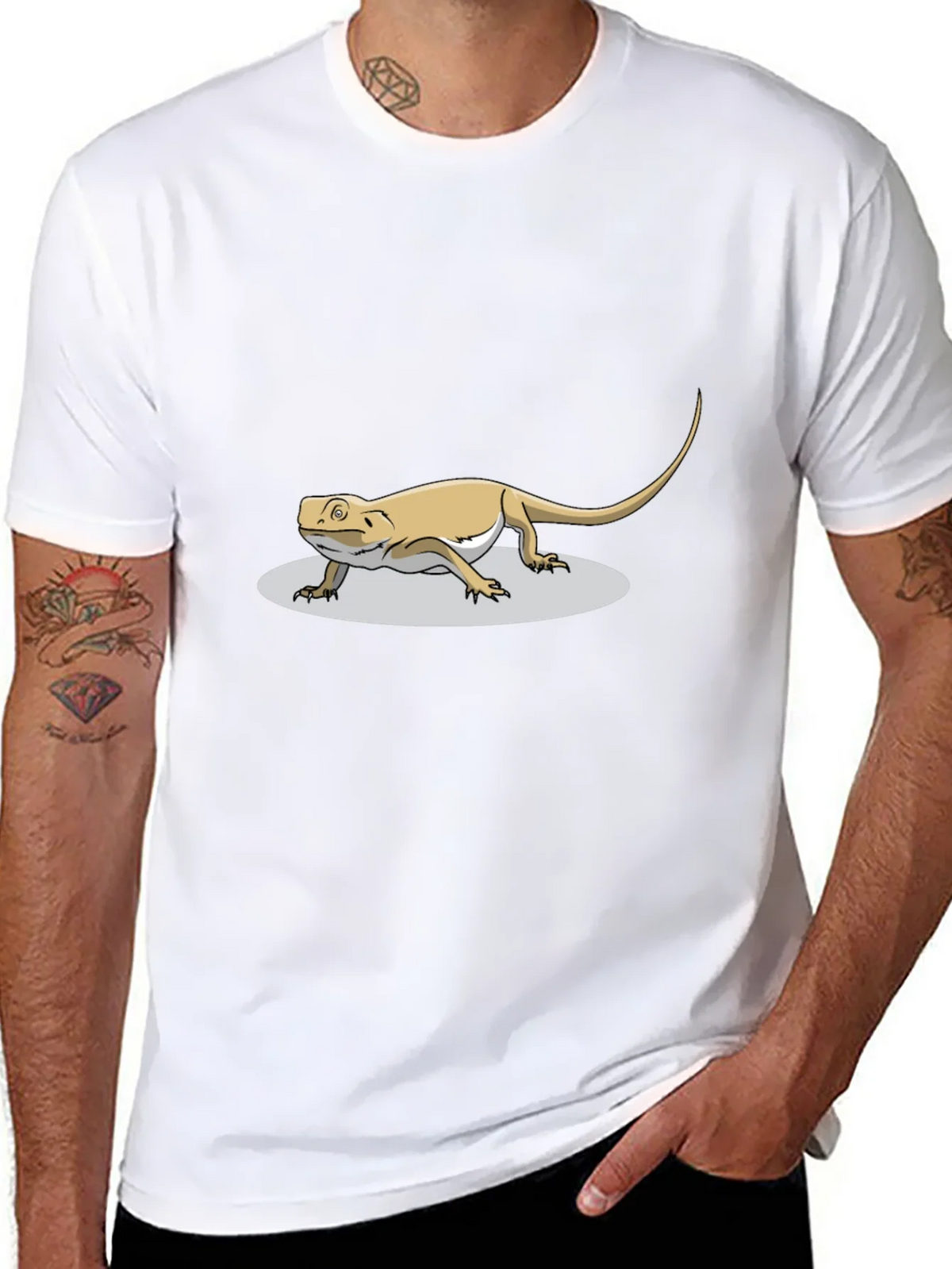 Bearded Dragon Lizard Graphic Tee - Unisex product image 6
