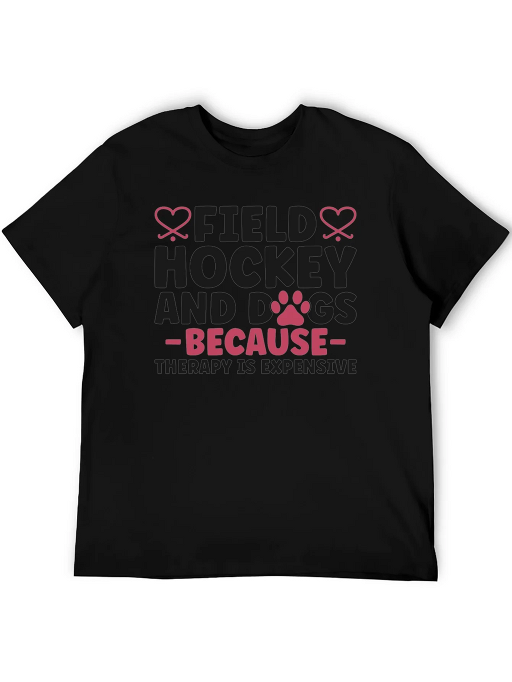 Field Hockey & Dogs T-Shirt - Therapy Expensive Tee product image 5