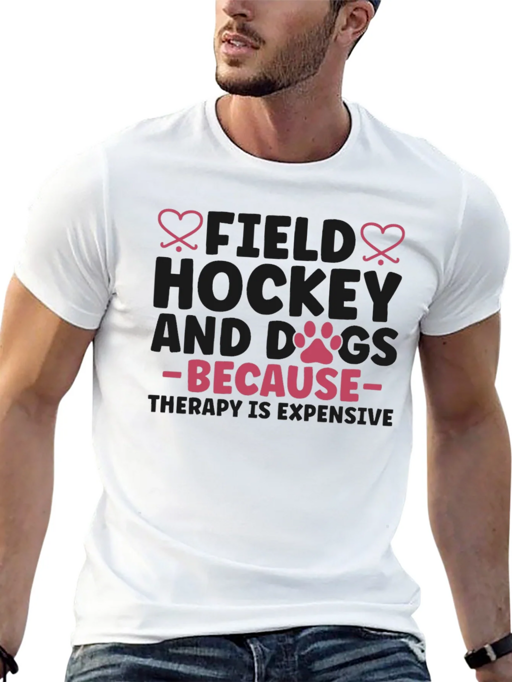 Field Hockey & Dogs T-Shirt - Therapy Expensive Tee product image 11